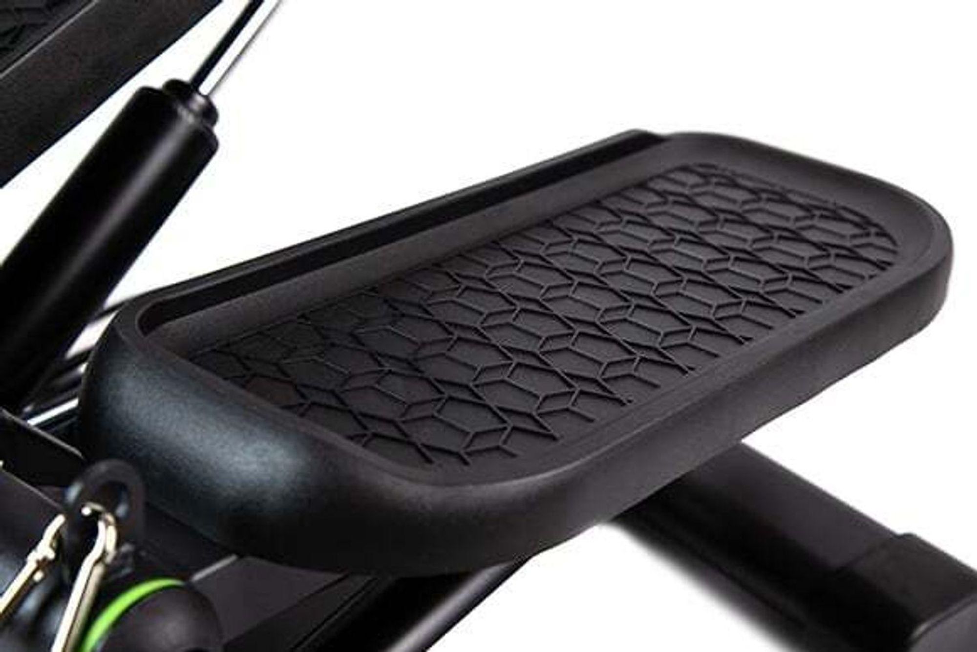 Zipro Swing Stepper Roam – stepper 2 w 1 do użytku domowego z taśmami ekspanderowymi Mini stepper z wyświetlaczem do treningu nóg i pośladków, obciążenie maks. 120 kg
