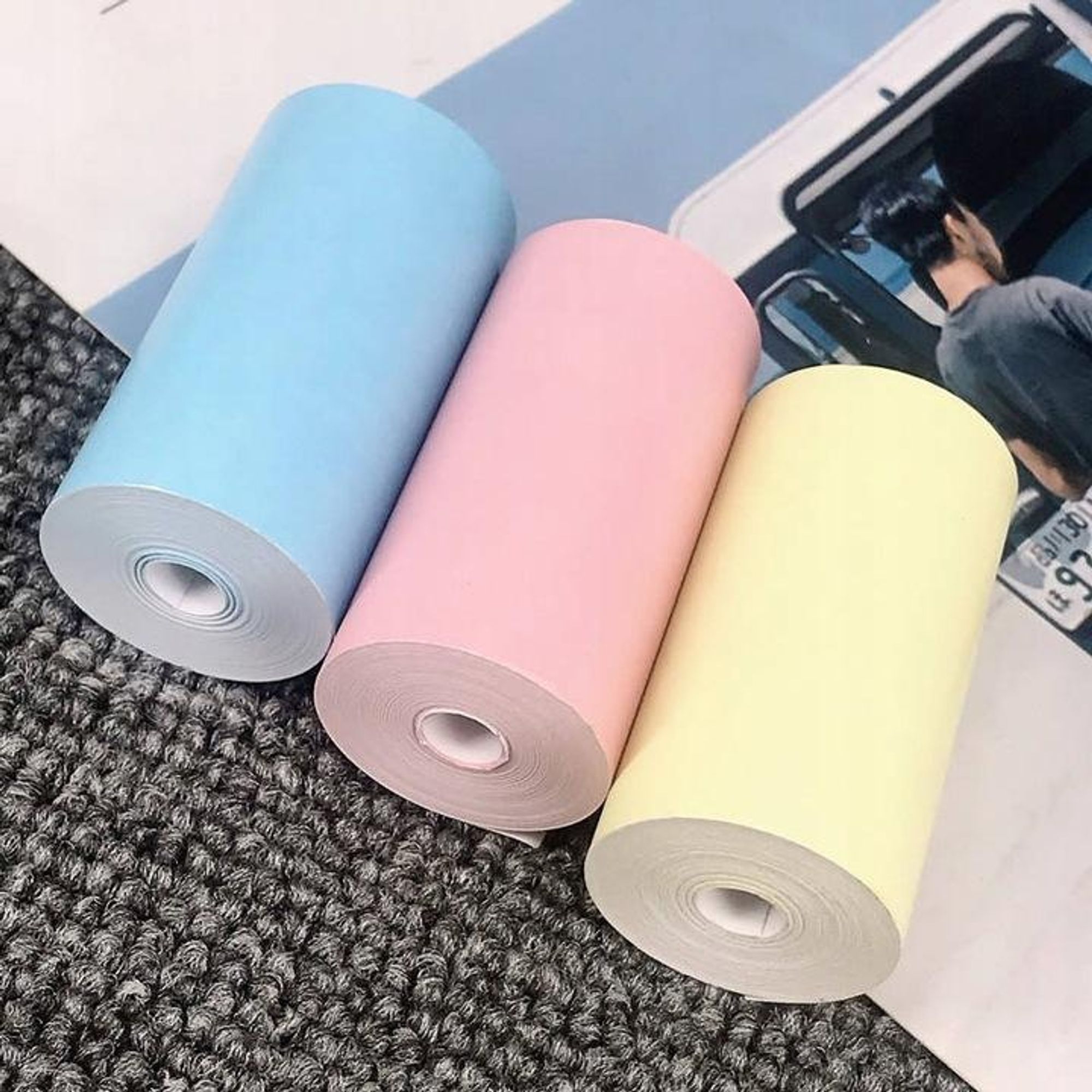 3 x Thermopapier-Farbrollen für Kamera/Fotodrucker