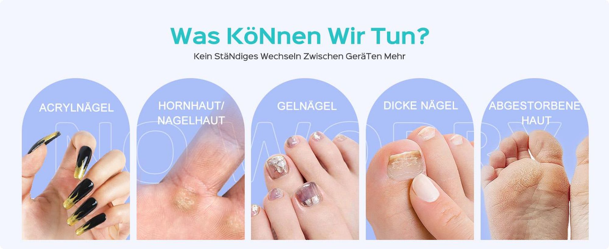 Elektrische Nagelfräser, 40000 U/Min, Professionelle Nagelfeilen Set, Nagelpflegegerät, Kabellos Nagelschleifer mit LCD-Display, für Zuhause und Salon