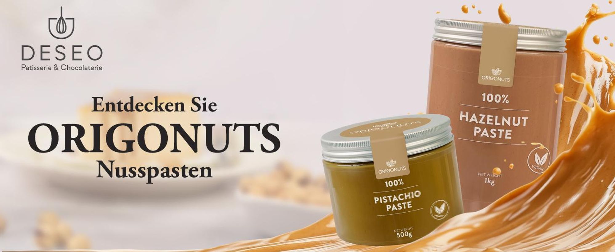 ORIGONUTS, Pistazienpaste 100% Pistazien, Pistaziencreme, Pistazienmus, 200g