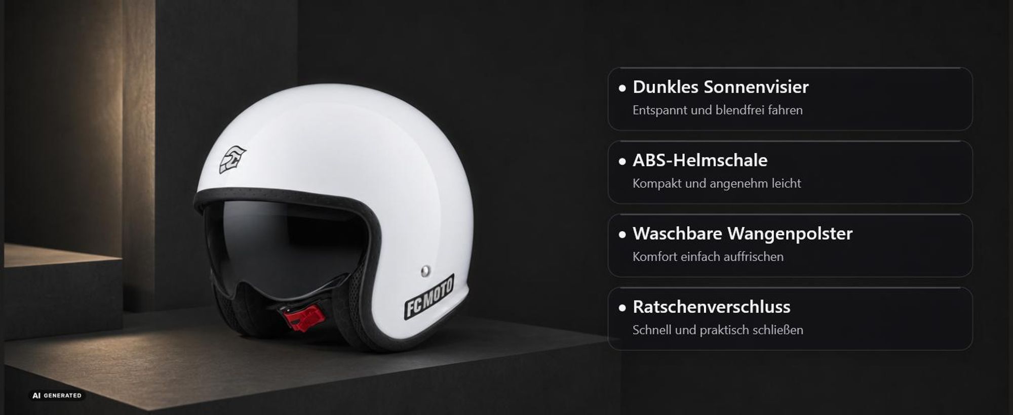FC-Moto G-295 Jethelm, schwarz matt, L (59/60)