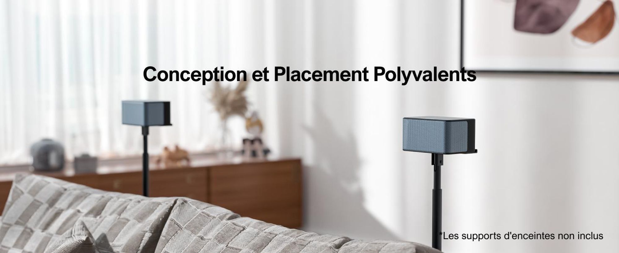 ULTIMEA Poseidon D50 - Barre de son surround 5.1, Système de son surround virtuel, Barre de son pour téléviseur avec caisson de basses et haut-parleurs arrière
