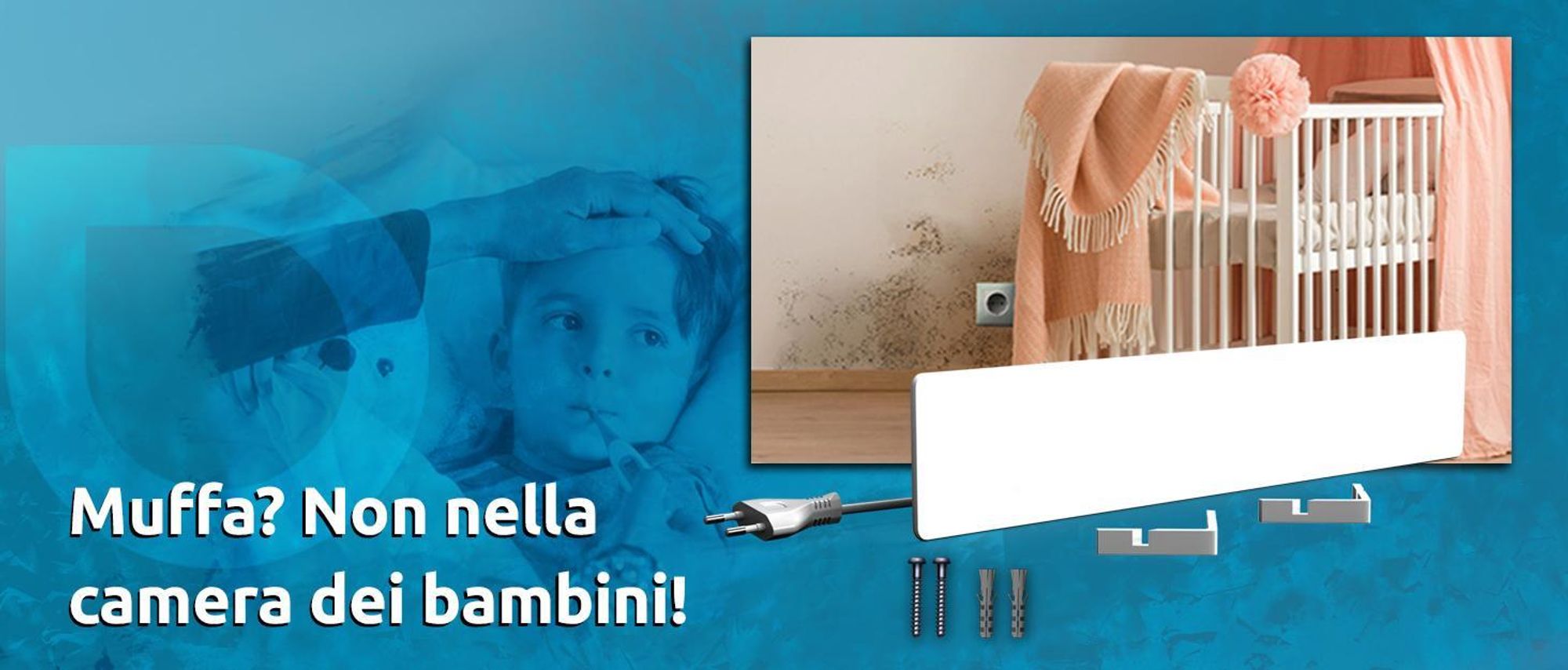 sDry mantiene le camerette dei bambini prive di muffarei.