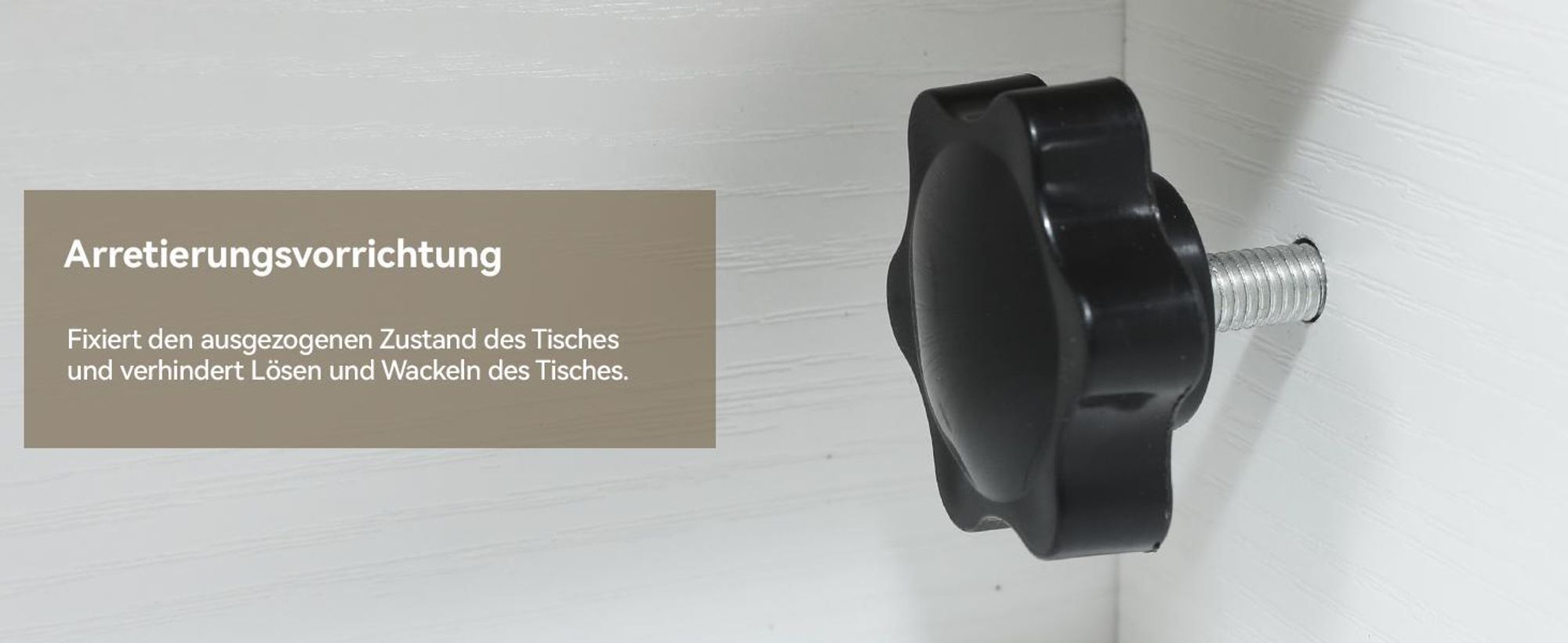 Puluomis Esstisch ausziehbar, Erweiterbarer Tisch 55x80-160cm, Klapptisch mit Verstärkter MDF-Platte, Küchen-/Wohnzimmertisch weiß natur