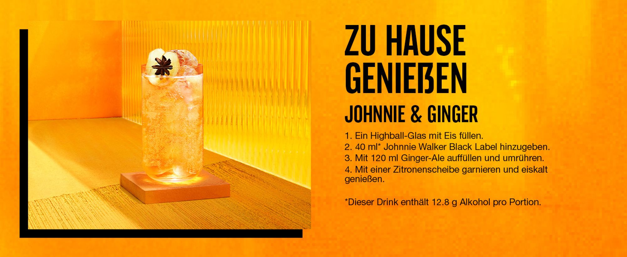 Johnnie Walker Black Label Blended Scotch Whisky | 40 % vol | 0,7 l