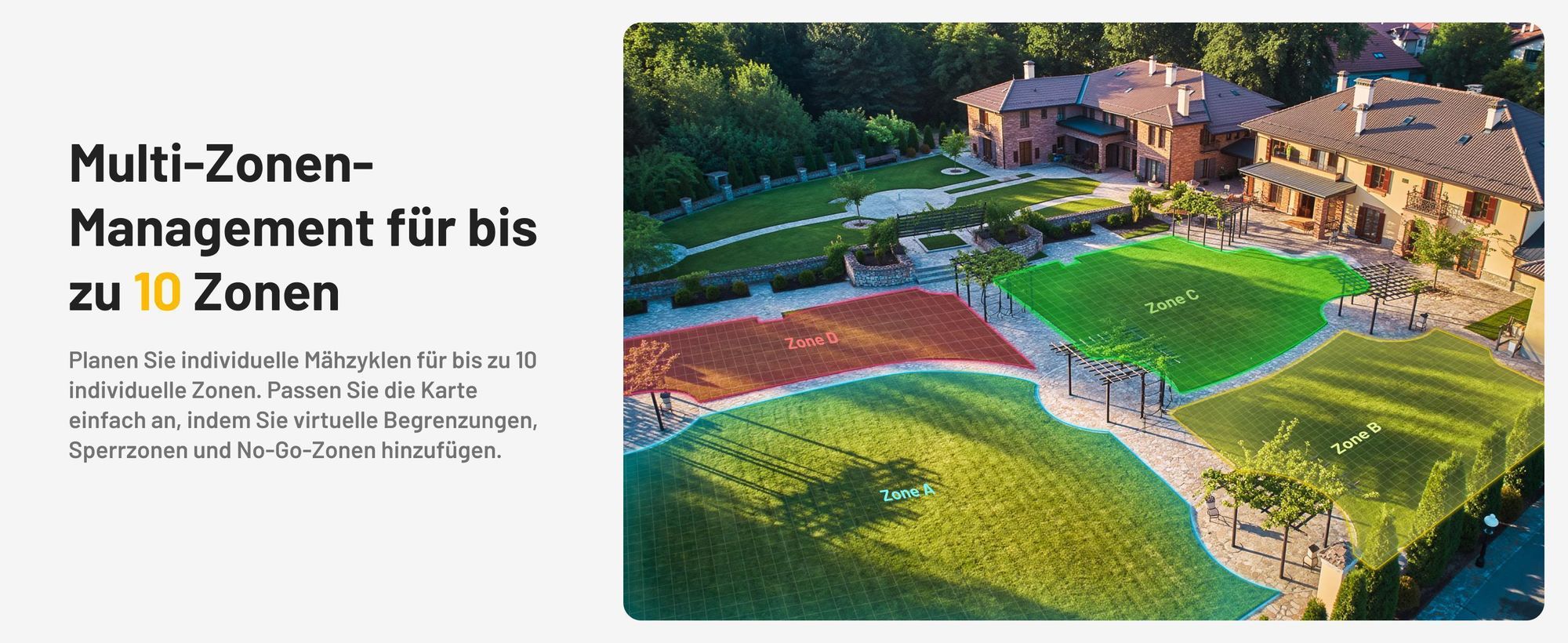 Mähroboter Mammotion YUKA Mini 2 1000 mit Garage, Waschständer, bis 1000 m², DropMow, Auto-Kartierung, Kantenschneiden, APP
