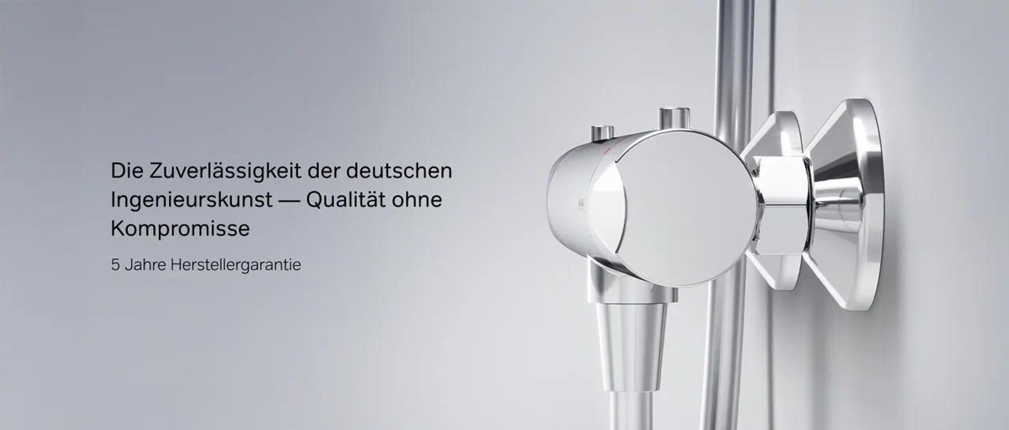 AM.PM Wannenarmatur Thermostat chrom, Badewannenarmatur Wannenbatterie, Duscharmatur Dusche Wannenthermostat, Wannen-Thermostatarmatur