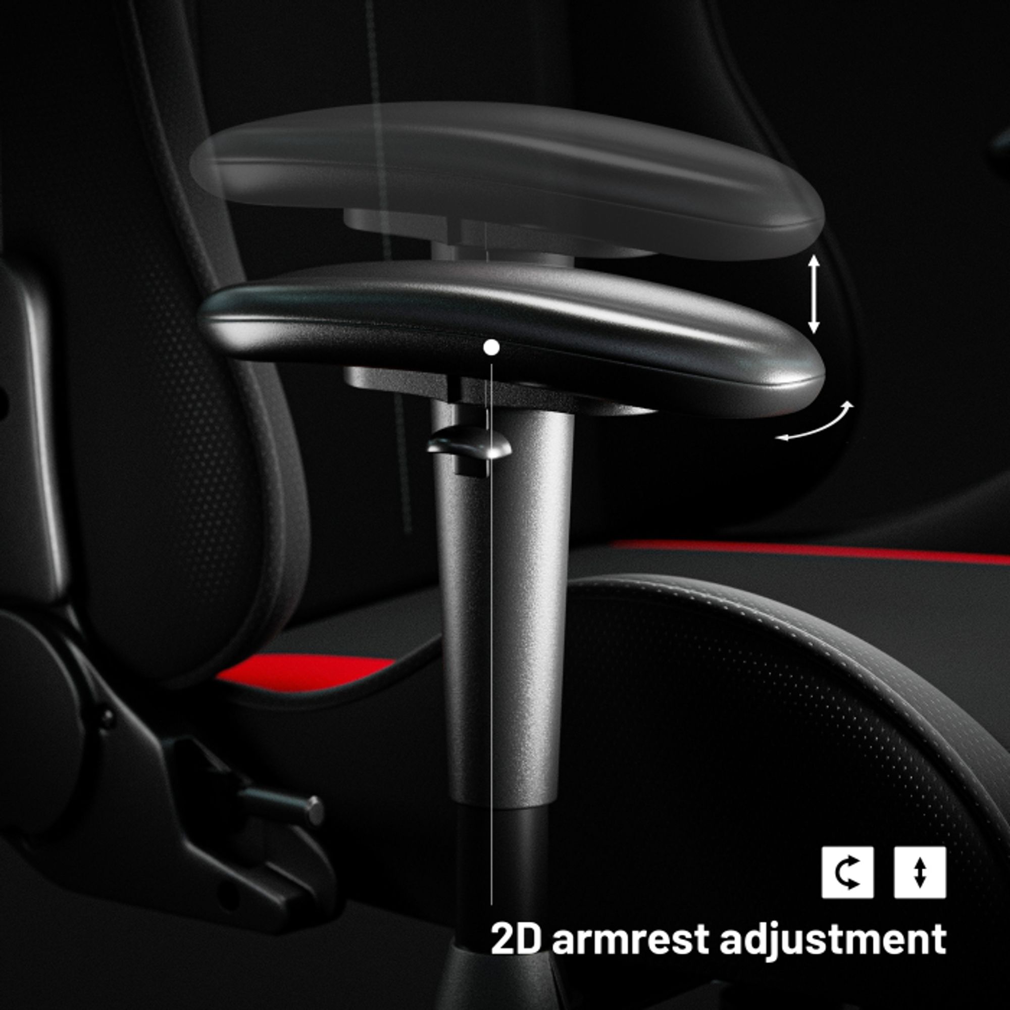 Diablo X-ST4RTER Gaming Stuhl Chair Bürostuhl Schreibtischstuhl PC Stuhl Ergonomisch Stoffbezug 2D Armlehnen Kippmechanismus