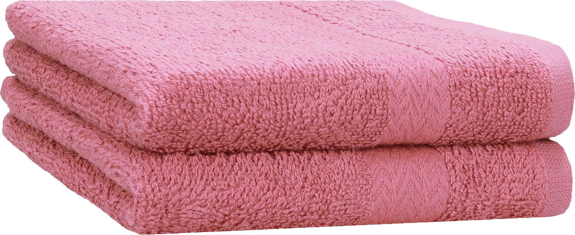 Betz 2 Stück Handtücher 50x100 cm PREMIUM 100% Baumwolle Farbe: altrosa