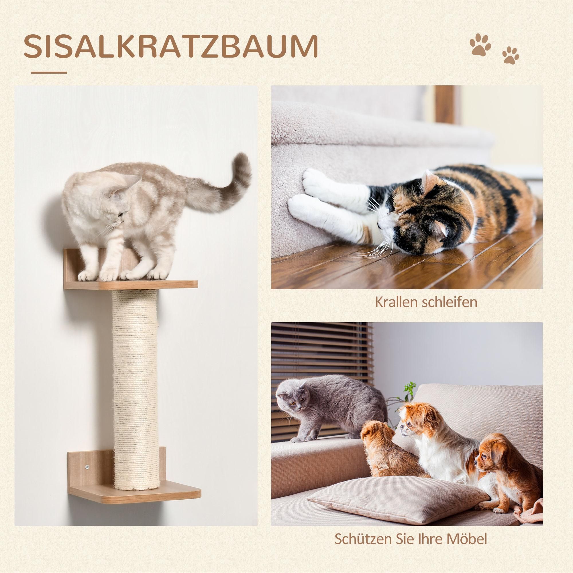 Wandkratzbaum Katzenhängematte