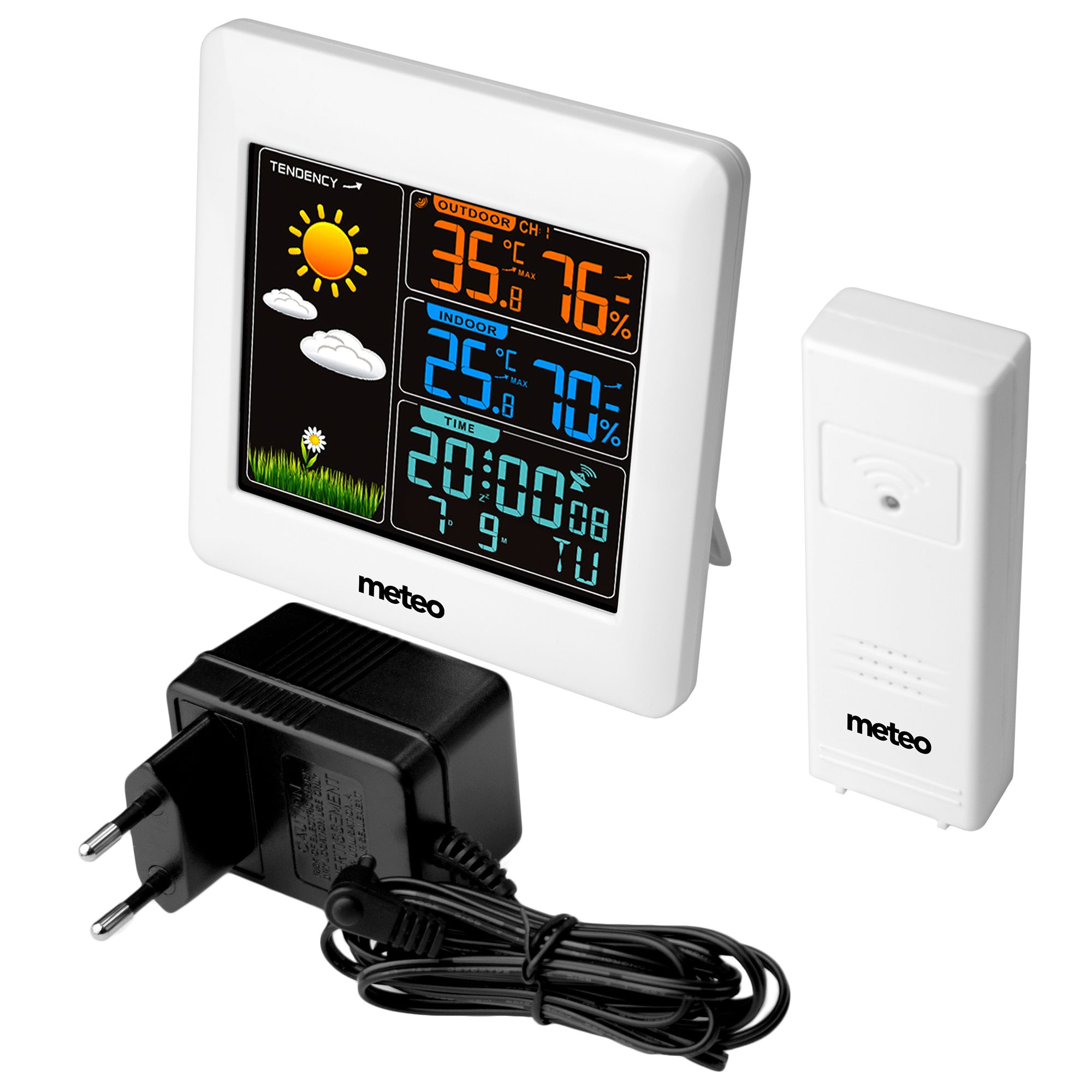 Wetterstation mit DCF und Wetteranzeige + SP93-Sensor