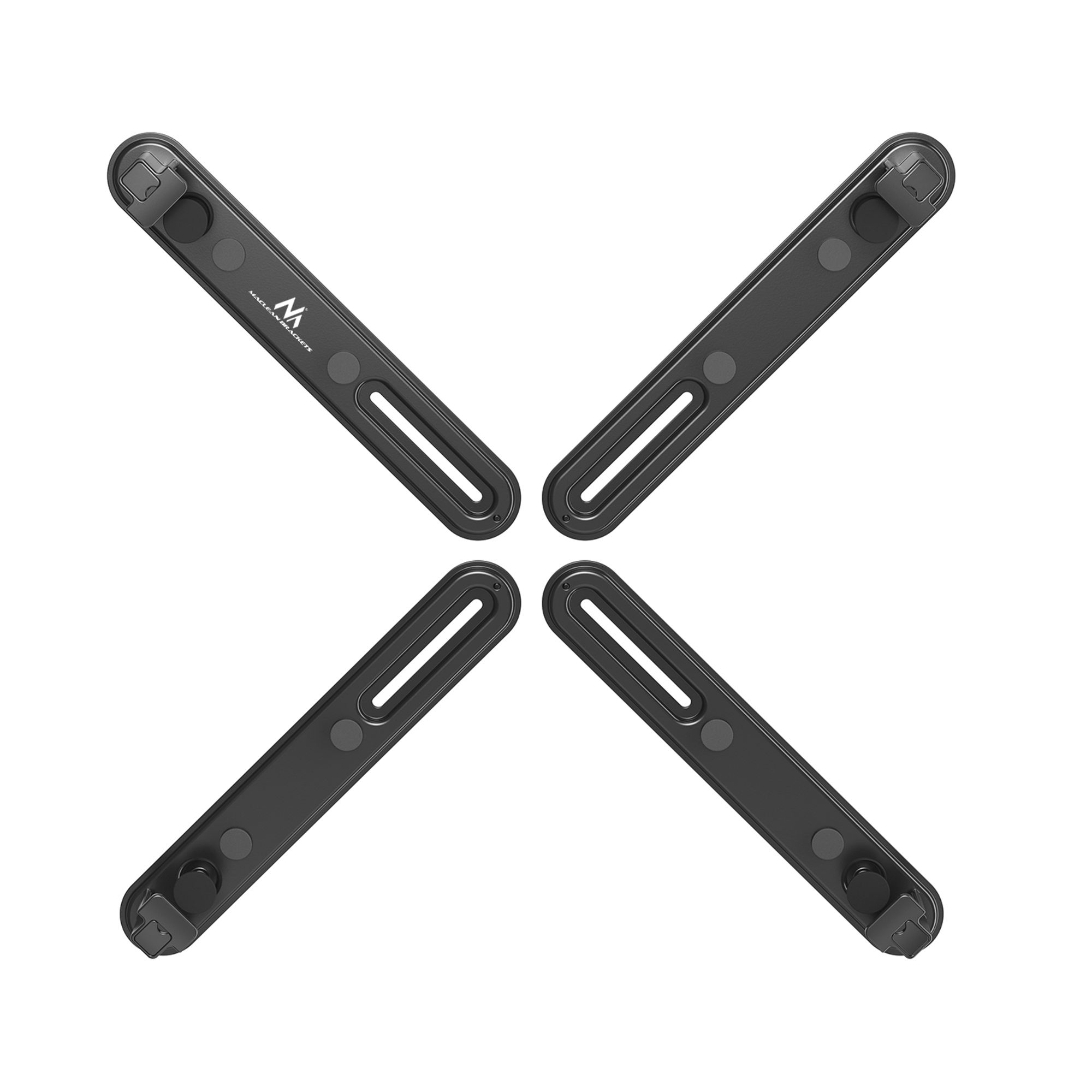 VESA Adapter für Bildschirme ohne Löcher im VESA-Standard Maclean, schwarz, 17"-32" 10kg max MC-990