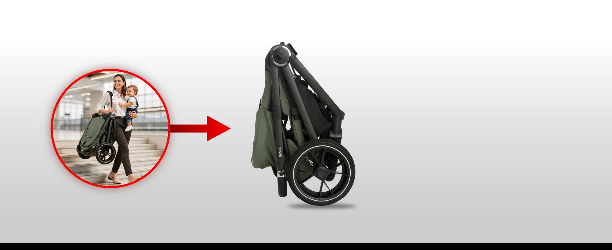BabyLux® Kočík 3v1 Set GAVIA, Skladací, Sada Lahkých Kombinovaných Kočíkov Vrátane Vaničky na Kúpanie, športovej Sedačky, Autosedačky I-Size a ďalšieho Príslušenstva, 4 Polohy Sklonu, 0–22 kg
