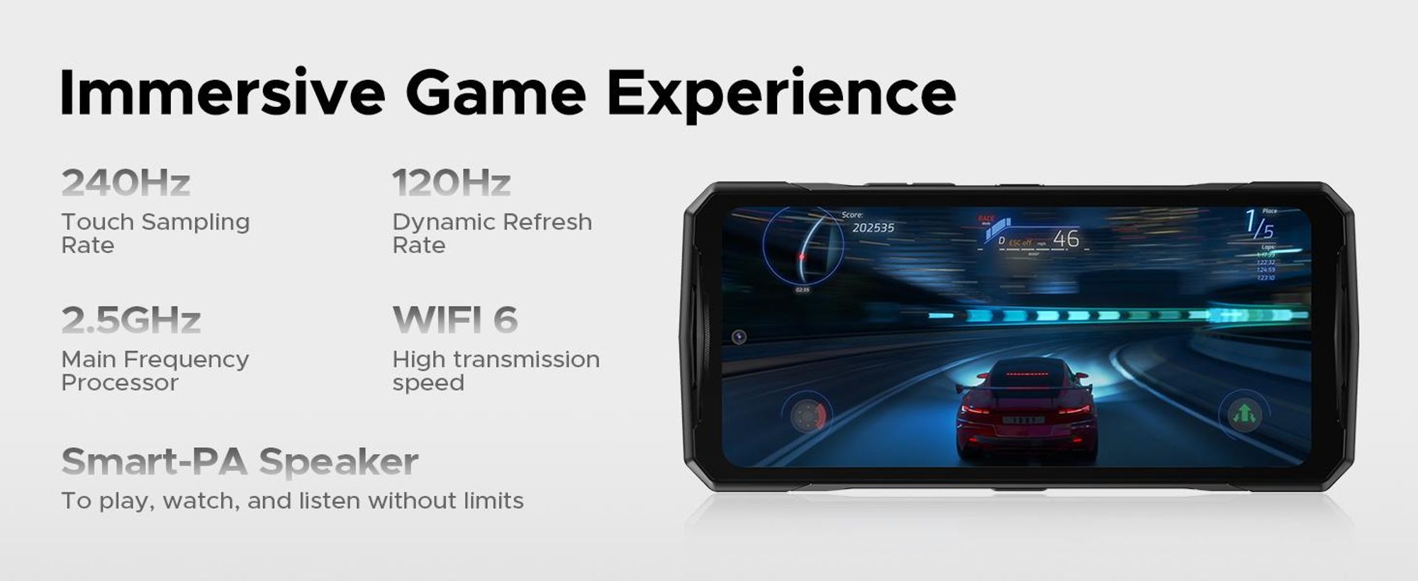 DOOGEE V40 Pro 5G 16+20/512GB, 8680mAh, modrá