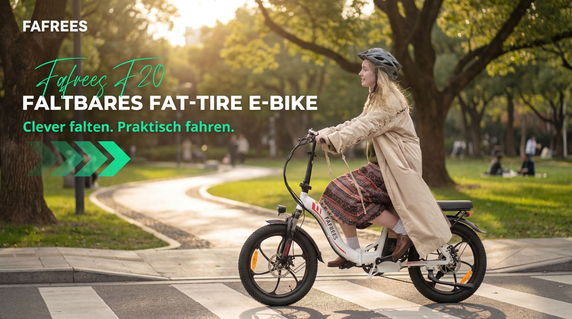 E-bike klapprad 20 zoll Rostfreie Aluminiumlegierung Wasserdicht IP54 36 V 18 Ah 648 Wh bis zu 100 - 130 km Pedelec 7 Gang, Weiß