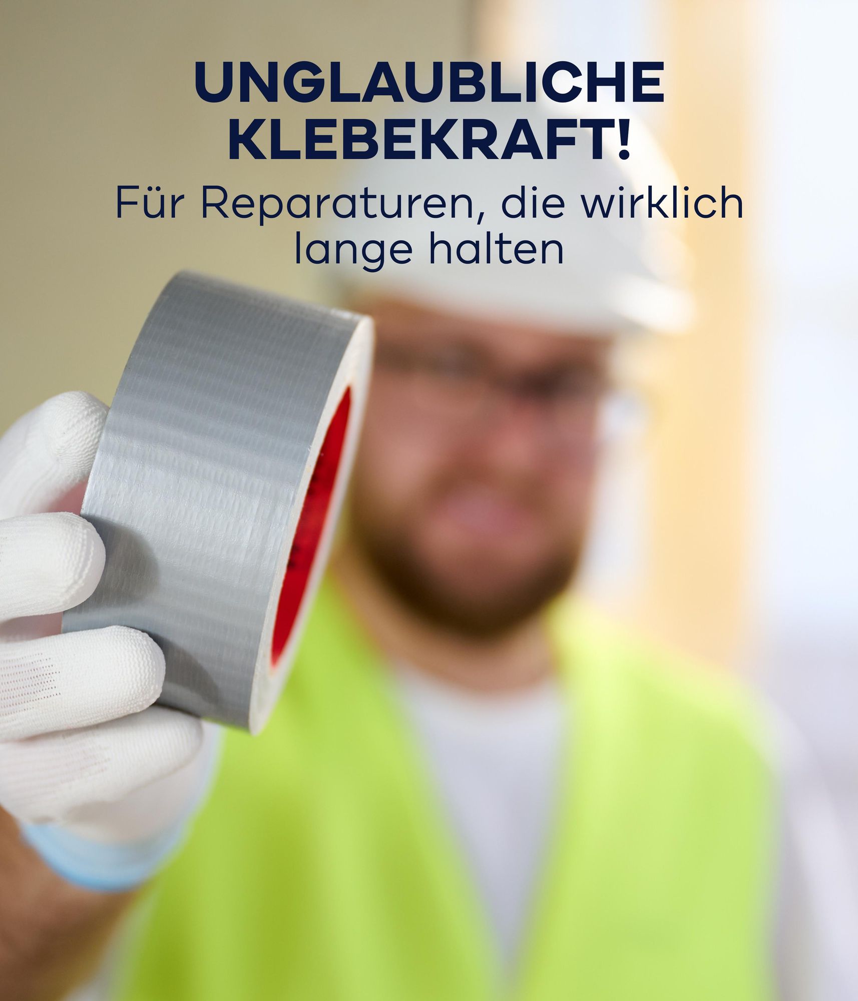 Plid® Panzertape silber á 50m x 48mm [wasserfest] - Extra Starkes Gewebeband Gaffa Tape - Wasserfestes Klebeband - Innen & Außen - Panzerband