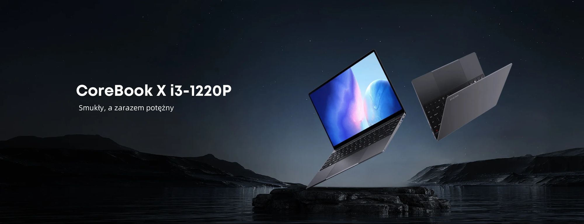 Laptop CHUWI CoreBook X - Procesorem Intel Core i3-1220P Ekran 14" Windows 11 16GB +512GB Baterią 4000mAh - Szary