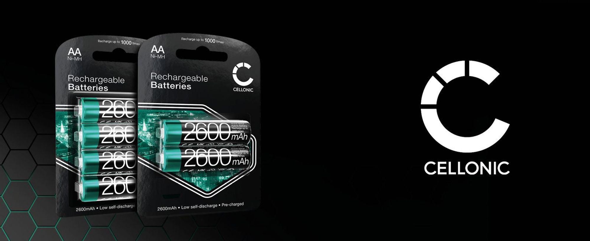 subtel 4x Akku für Kamera Kompatibel mit Nikon Coolpix B500, Coolpix 3100, Coolpix 3200, EN-MH1 - (2600mAh, 1.2V)