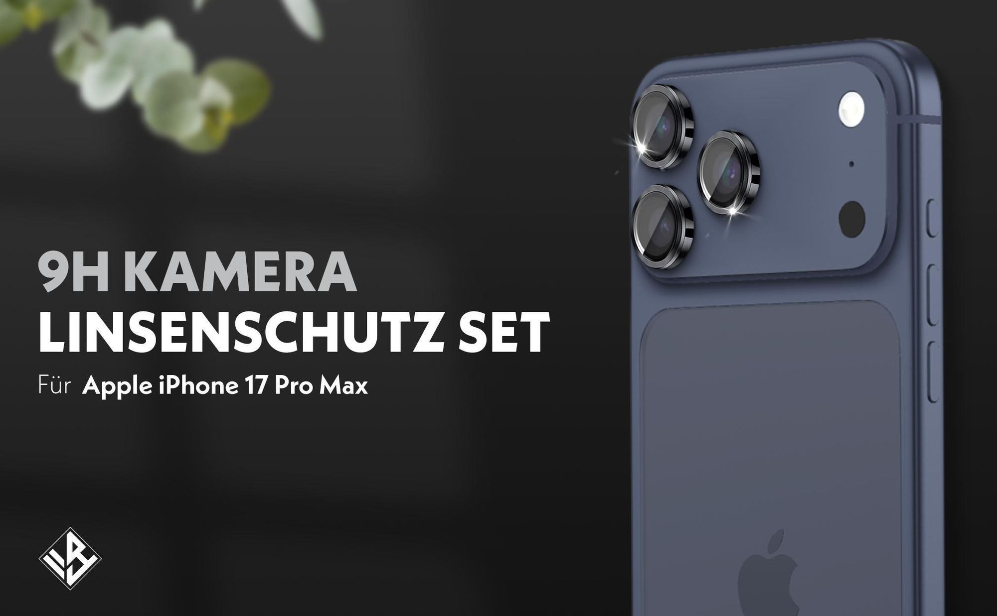 Kamera Schutzglas Set für Apple iPhone 17 Pro Max in 9H Härte