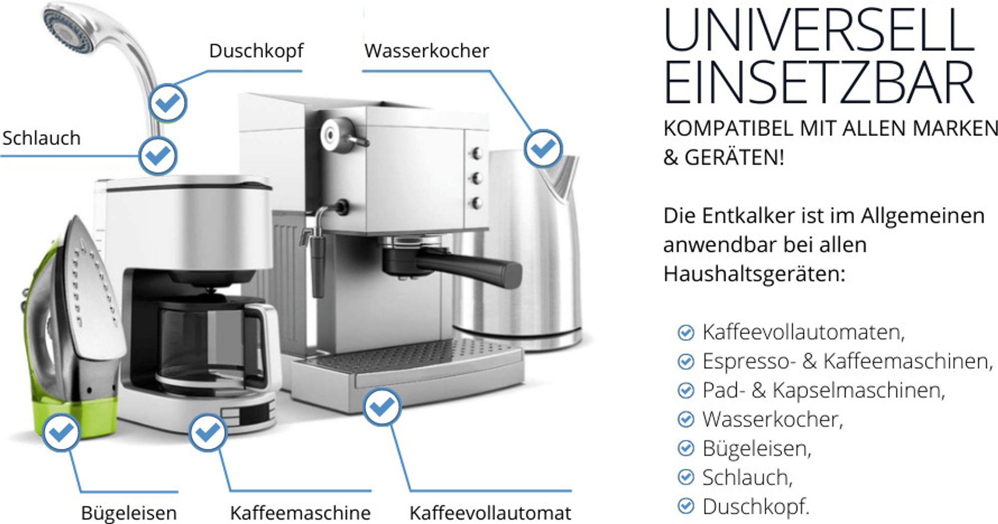 Wessper CleanMax Green Entkalker 4×500 ml – ökologisch, Universal für Kaffeevollautomaten, kompatibel mit De’Longhi, Jura, Siemens u. v. m.