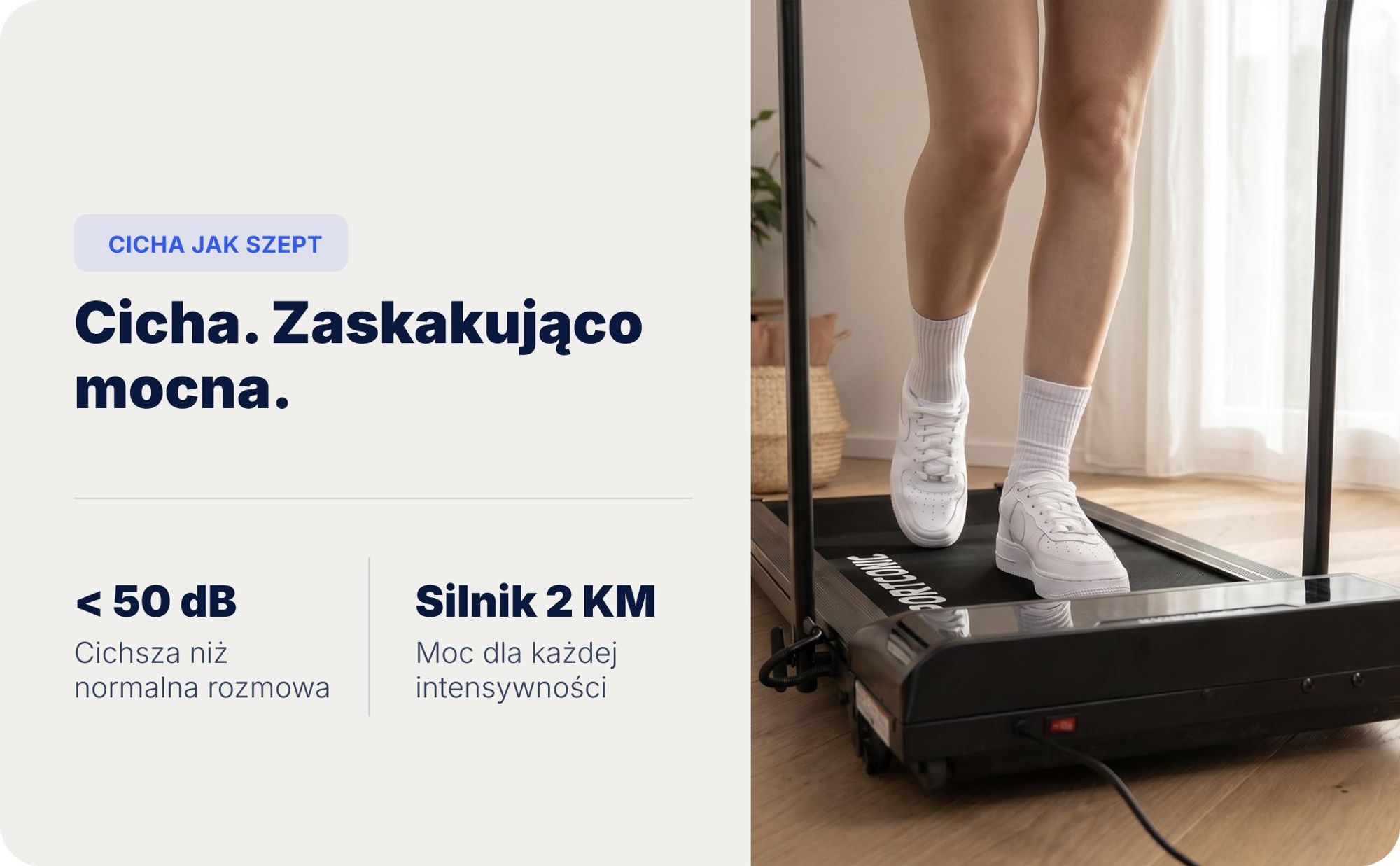 Sportconic Elektryczna Bieżnia 12 km/h, Składany Walking Pad Dom Biuro, Nachylenie 9%, Wyświetlacz LED, Uchwyt na Tablet