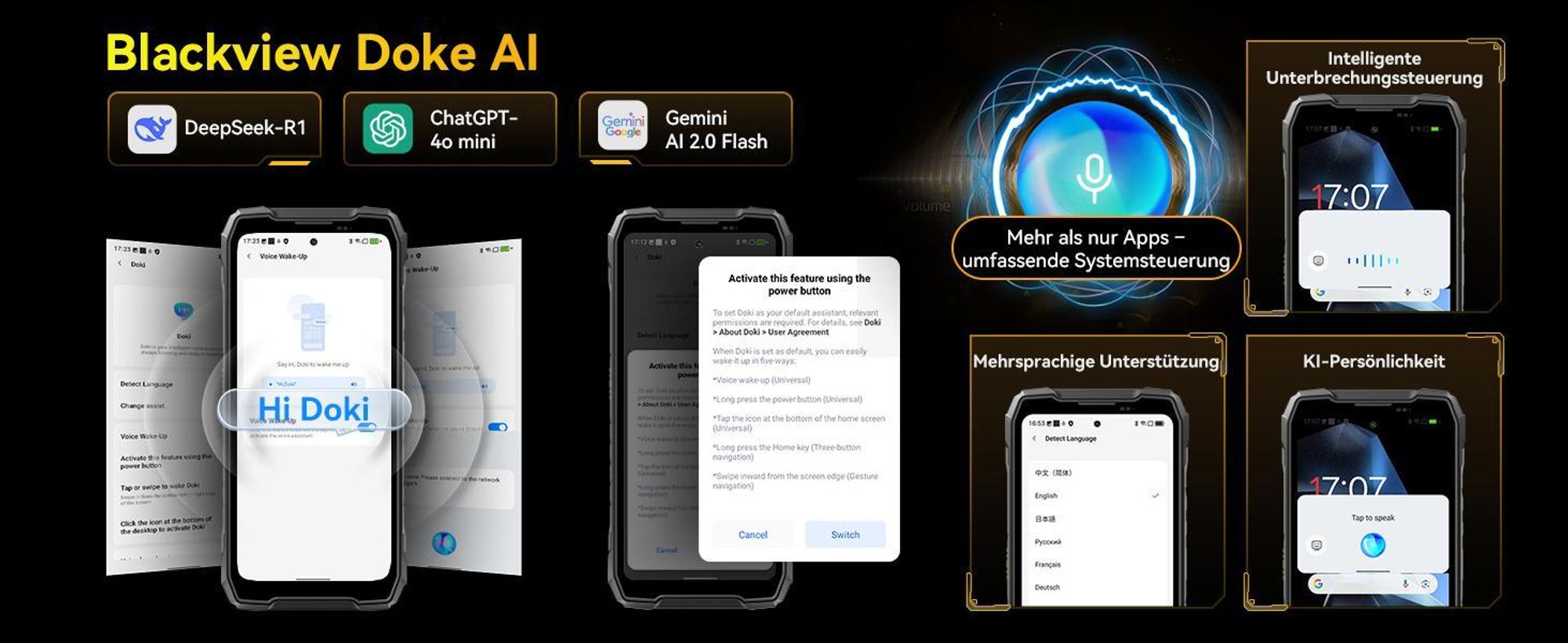 Blackview ROCK 5 Outdoor handy incl 45W Ladegerät, 48+256GB, Android 16, 20000mAh, 33W, 120Hz, 2.4K, NFC, 108MP+50MP+20MP, 348LM, IP69K&IP68