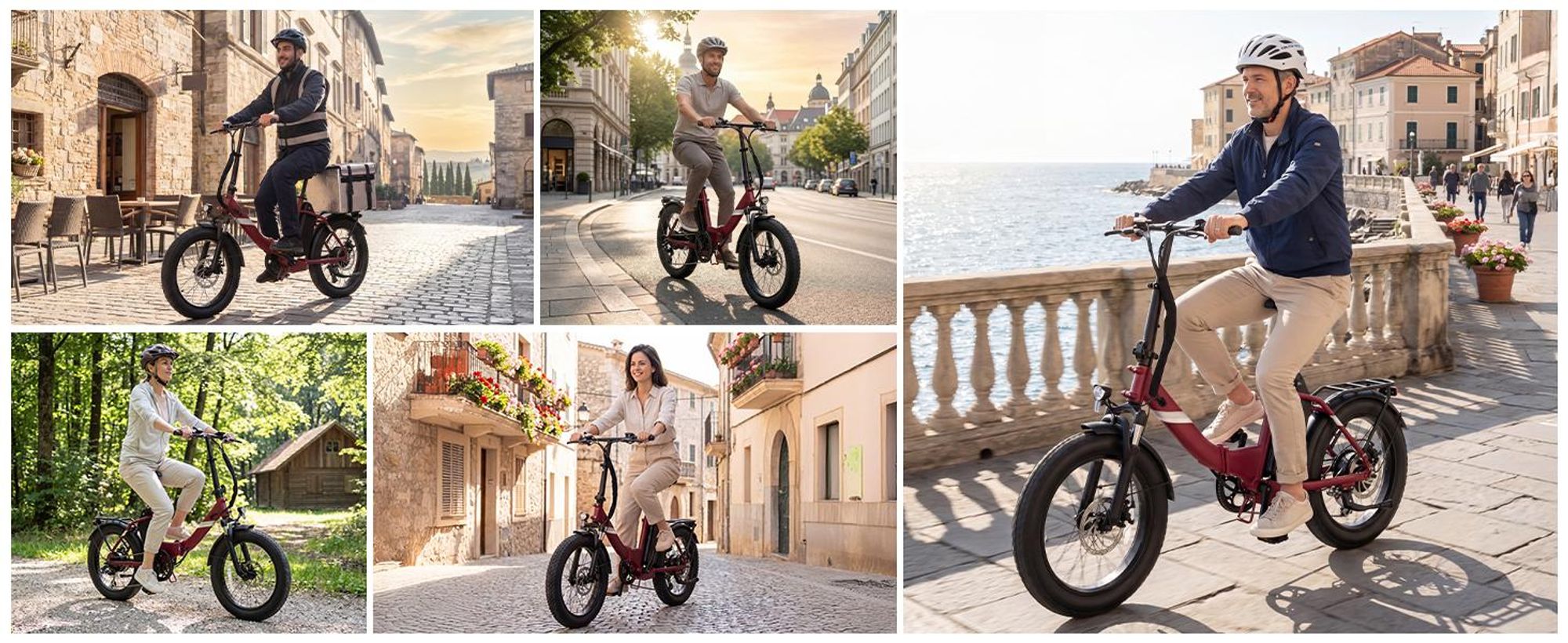 Touroll S3 Faltbares E-Bike 20×3.0 Zoll Fatbike, 65 km Reichweite, 450W Peak, Shimano 7-Gang
