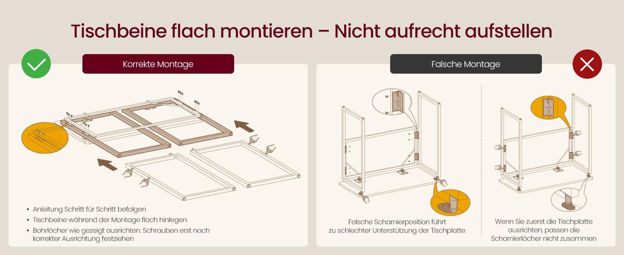 VASAGLE Klapptisch, kleiner Schreibtisch klappbar, Computertisch, Tischplatte aus einem Stück, abgerundete Ecken, 80 cm