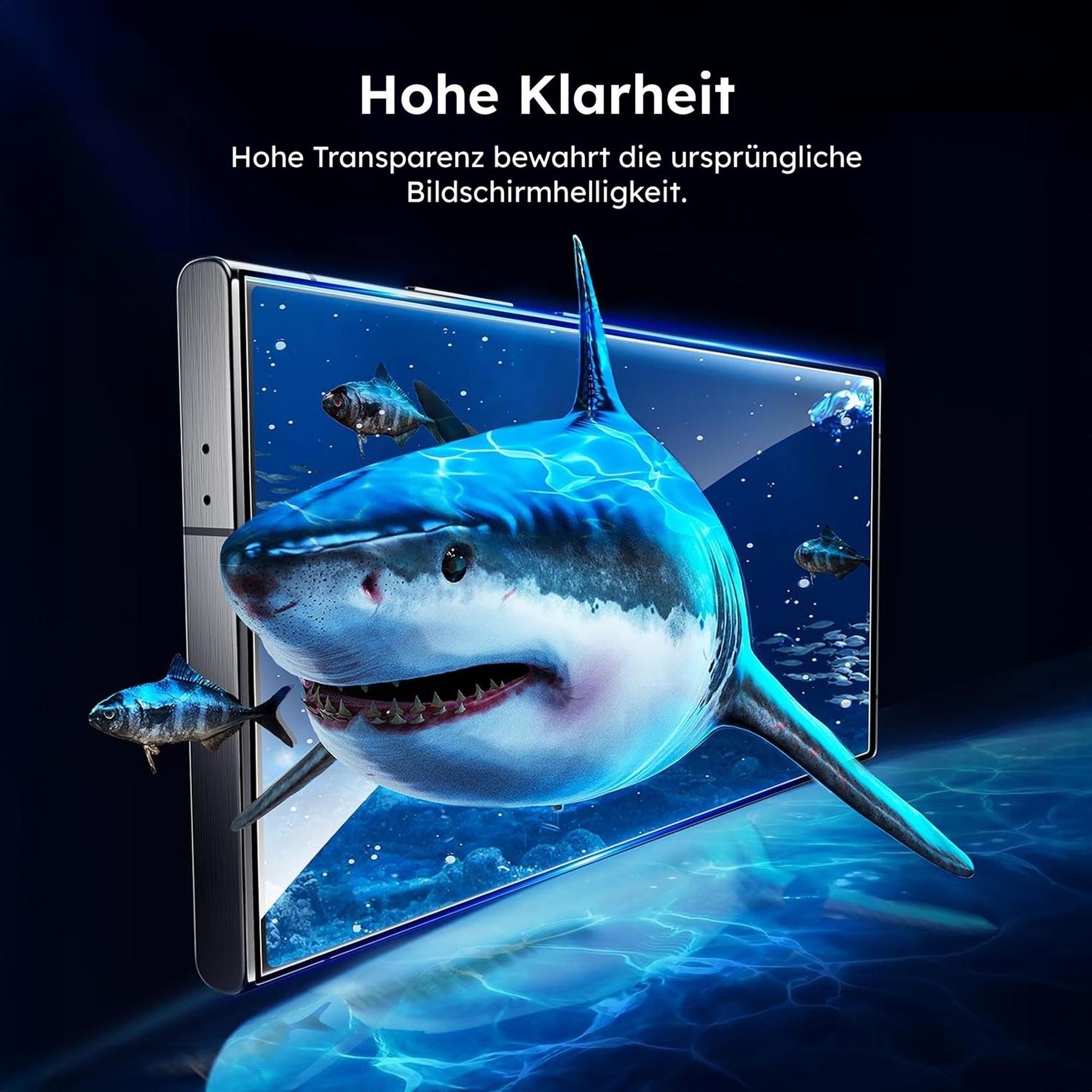 alkaya. Samsung Galaxy S24 Ultra Displayschutzglas, Panzerglas, Schutzfolie - Transparent