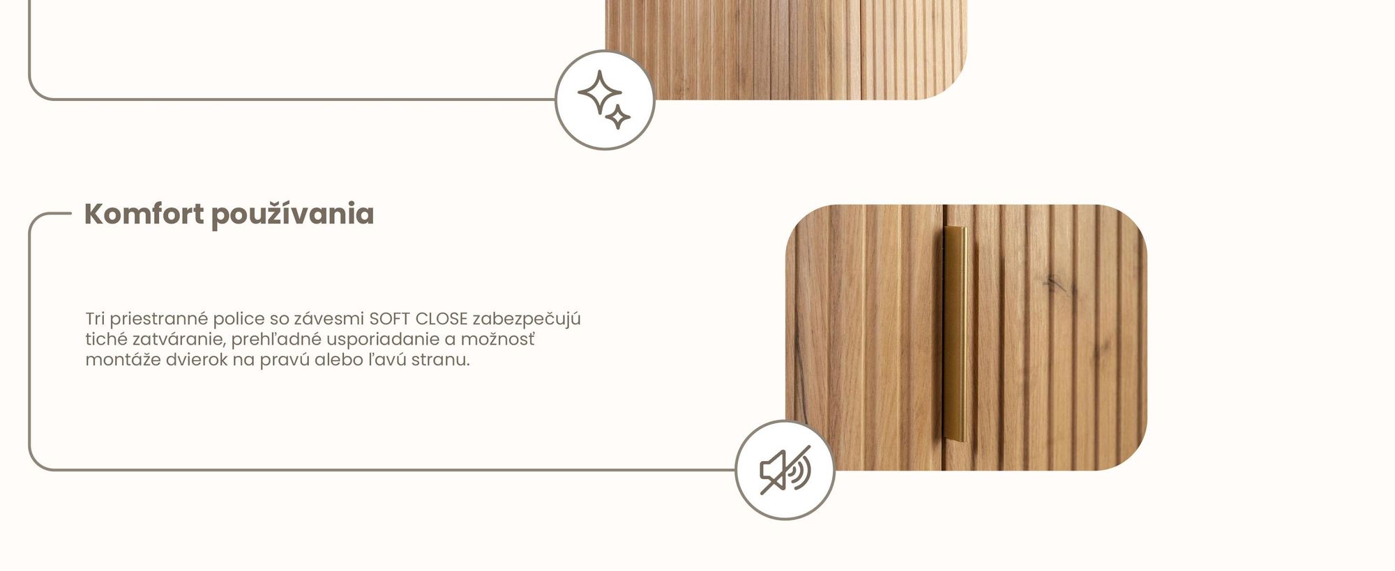 Kúpeľňová Skrinka - 139 CM - Hnedý Mat - MDF - Kúpeľňová Vysoká Skrinka