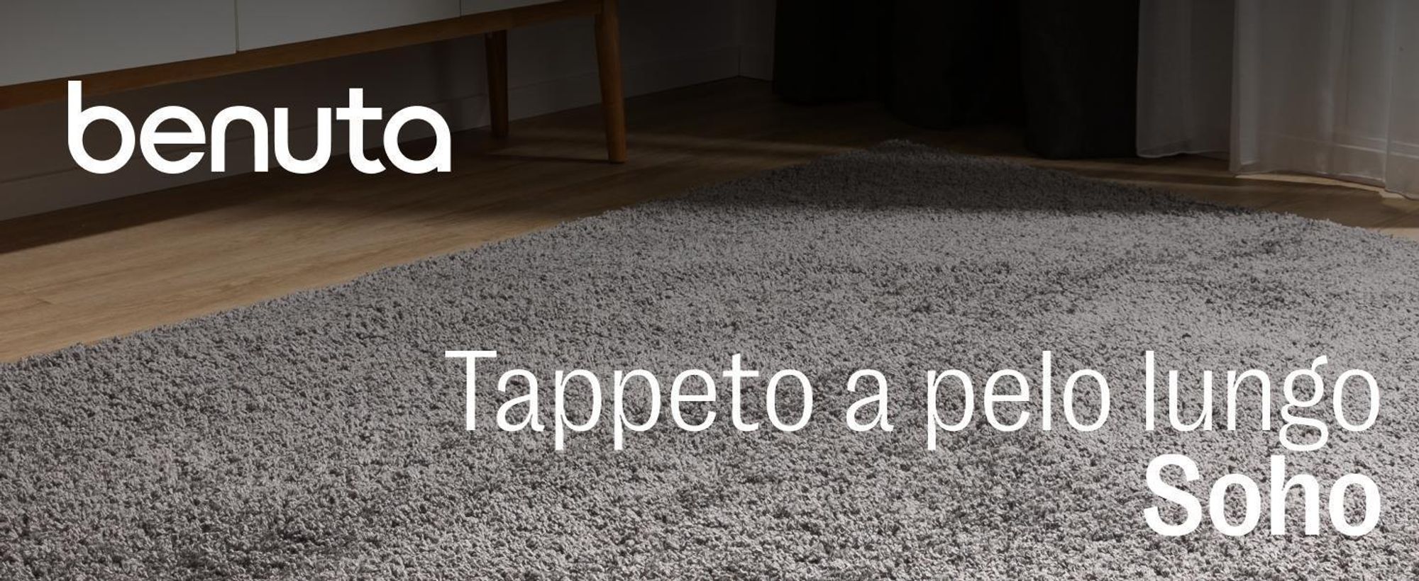 benuta tappeto soggiorno Soho Nero 200x290 cm tappeto a pelo lungo tappeto soggiorno rettangolare antiscivolo soffice peluche shaggy morbido
