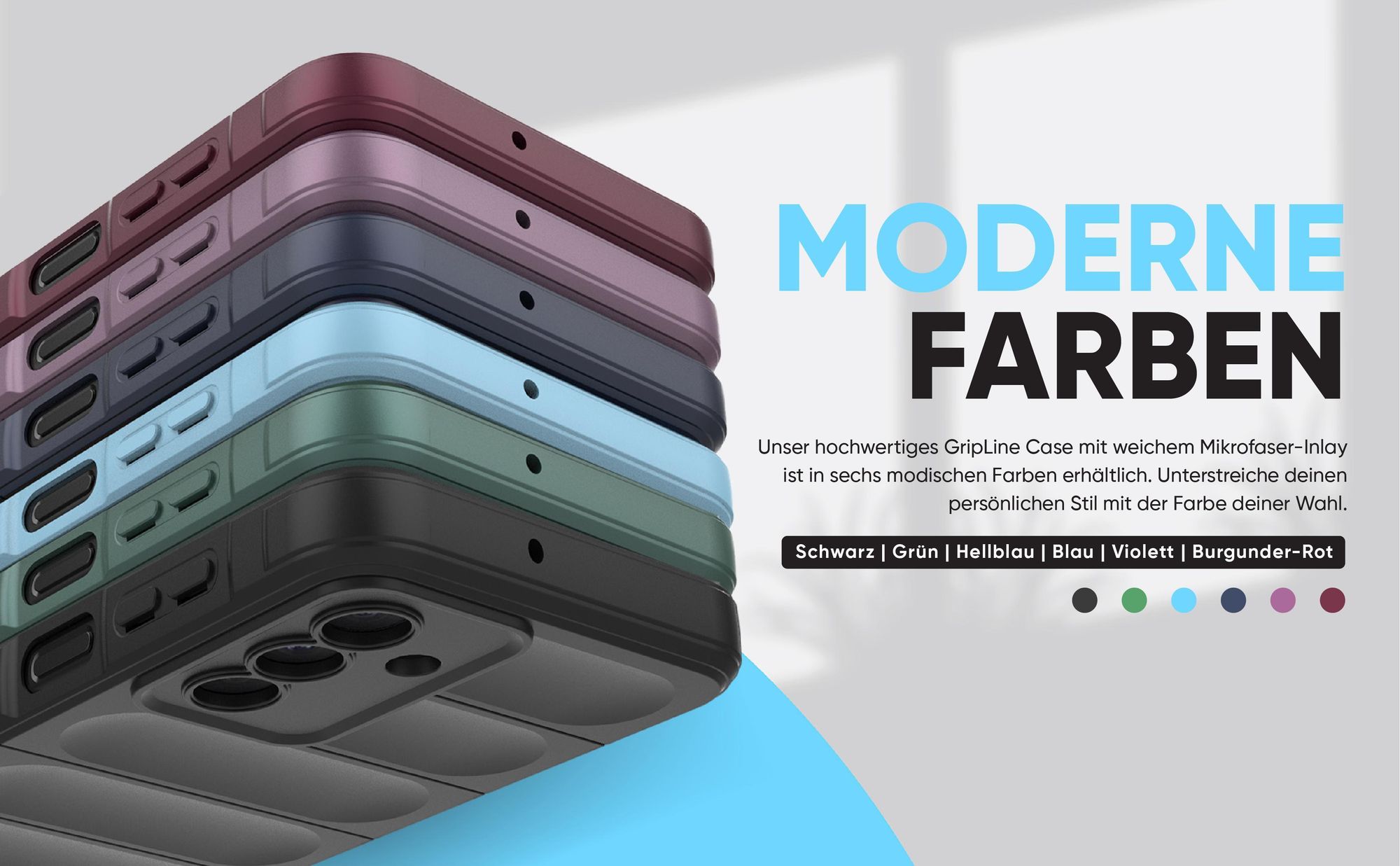 Handyhülle für das Samsung Galaxy A26 5G - verschiedene Farben und modernes Design