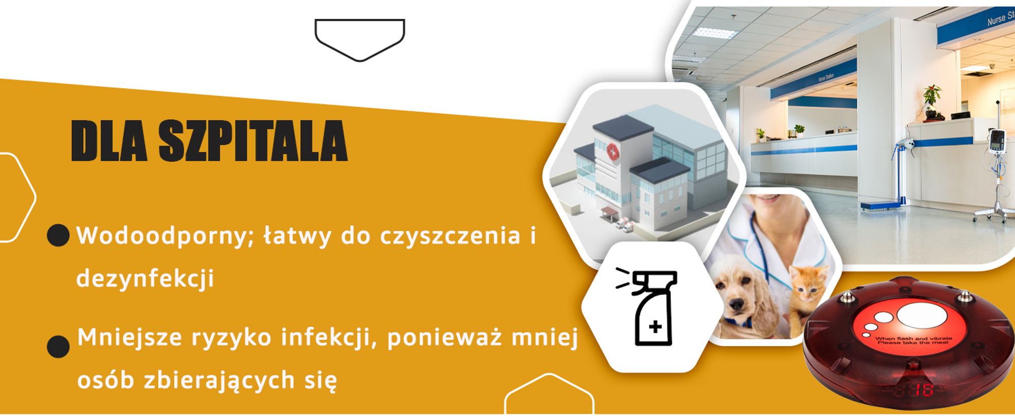 System przywoławczy Retekess TD158, 30 pagerów restauracyjnych, zewnętrzny 500M, wyświetlacz LED, 4 tryby wywoływania, gastro pager do food trucka, hotelu, baru