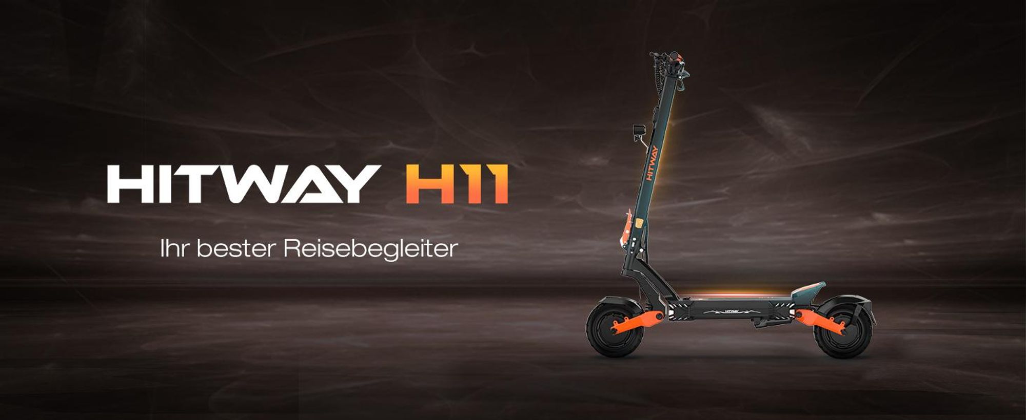 HITWAY E Scooter mit Straßenzulassung ABE, Elektroscooter mit 250W*2 Motor Spitze 1800*2, 10 " Offroad Luftreifen ,52V 23.4Ah,APP, NFC,Max 100 KM,IPX6