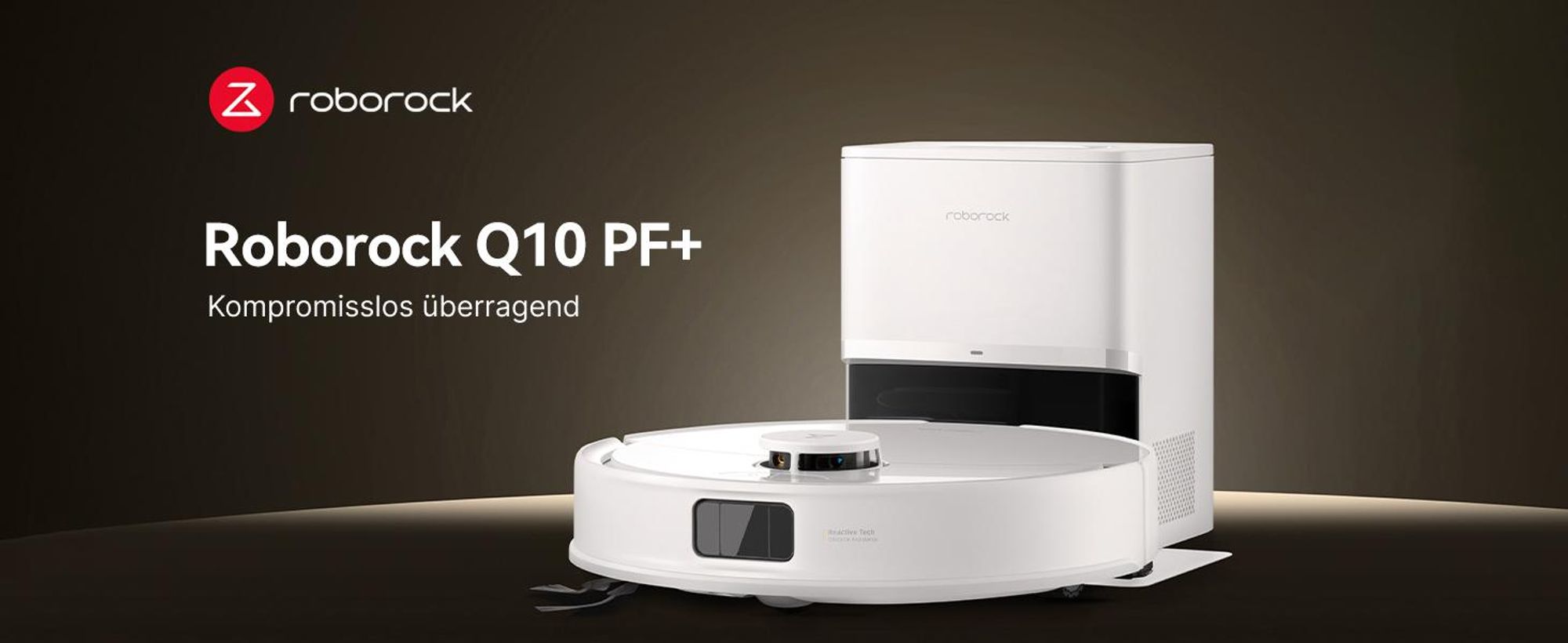 Roborock Q10 PF+ Staubsauger Roboter 10000 Pa (Upgrade von Q8 max+), Dual Anti-Tangle-System, Auto-Entleerungsstation für 7 Wochen, Weiß