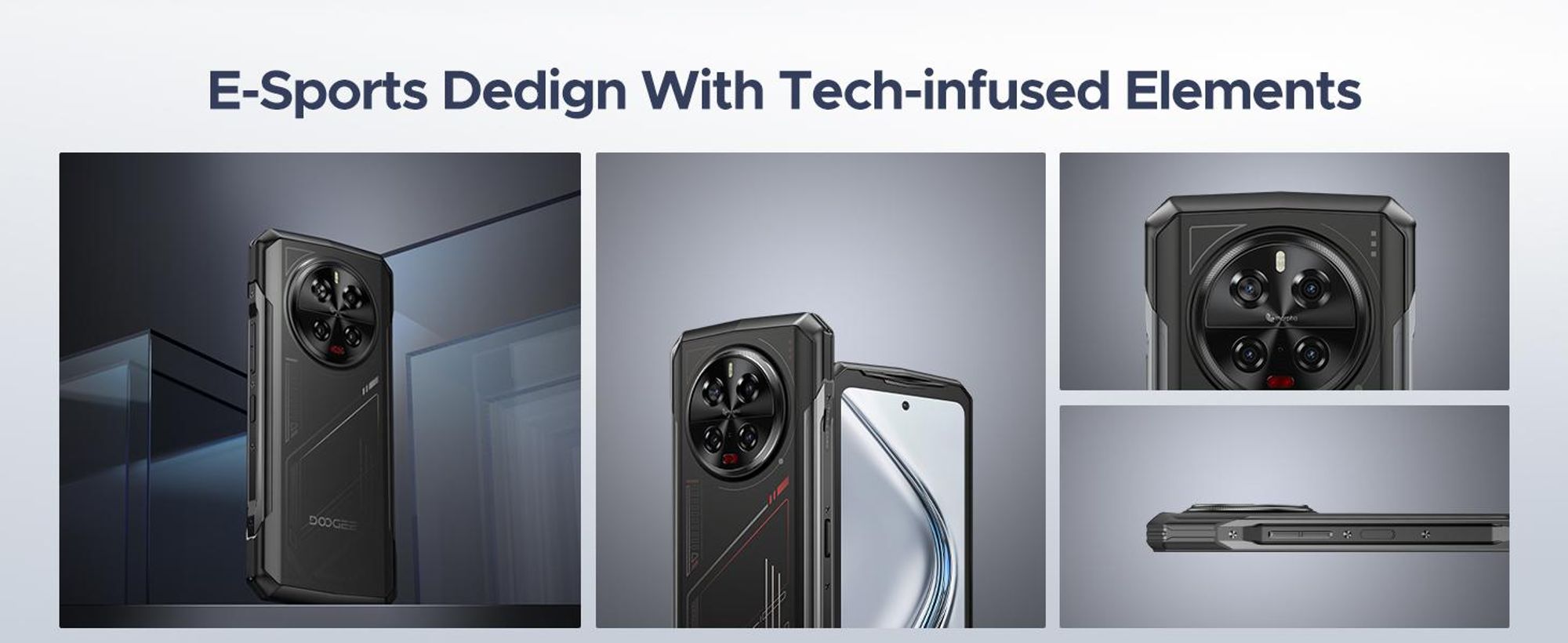 DOOGEE V40 outdoorový mobilní telefon bez smlouvy 5G - MediaTek Dimensity 7300 Android 14 mobilní telefon, 32GB RAM + 512GB ROM outdoorový smartphone, odolný mobilní telefon na staveniště