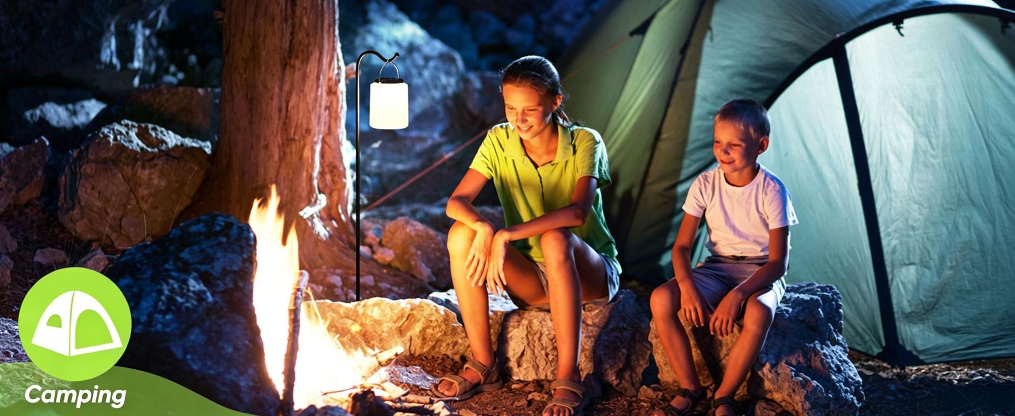 2er Campinglampe Wiederaufladbar, Camping Laterne, 3000K Warmweiß Licht, Helligkeit Einstellbar 3 Lichtmodi, 10+Std.Betriebsdauer Wasserdichte