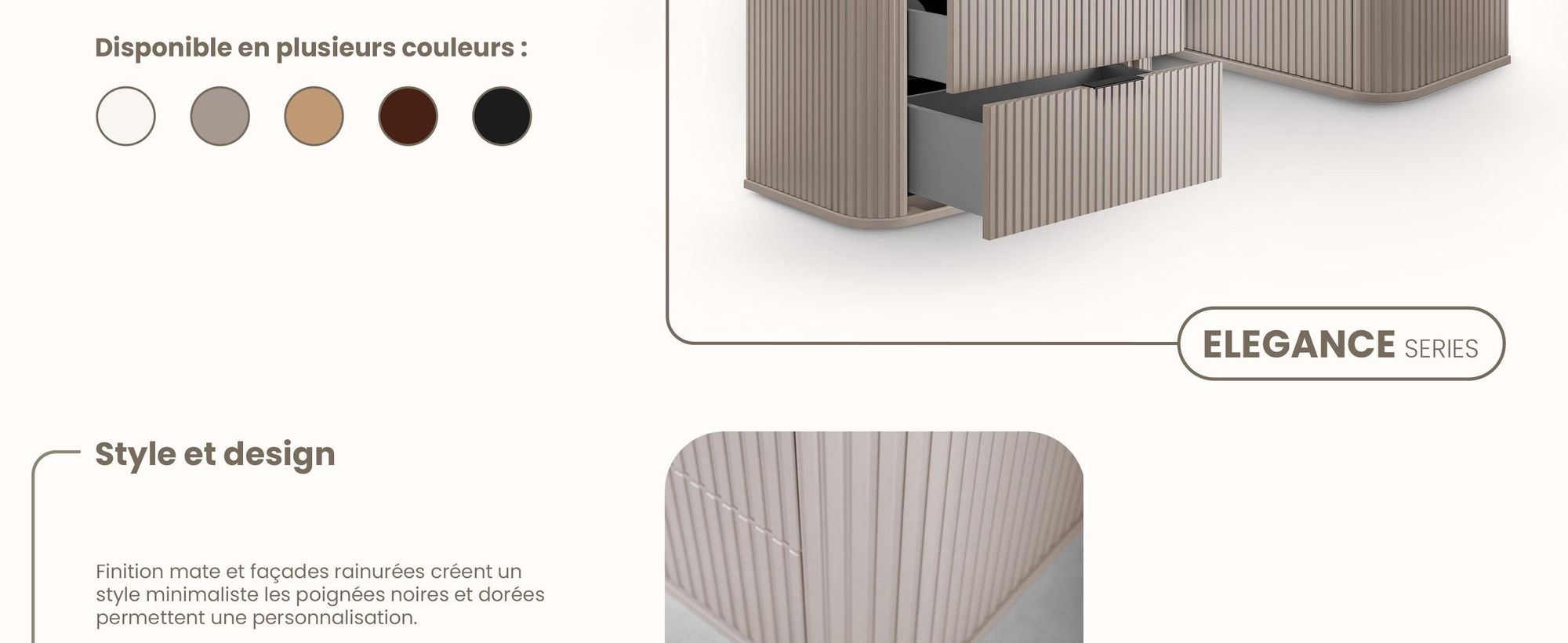 Meuble sous lavabo - 80 cm Armoires, meubles bas