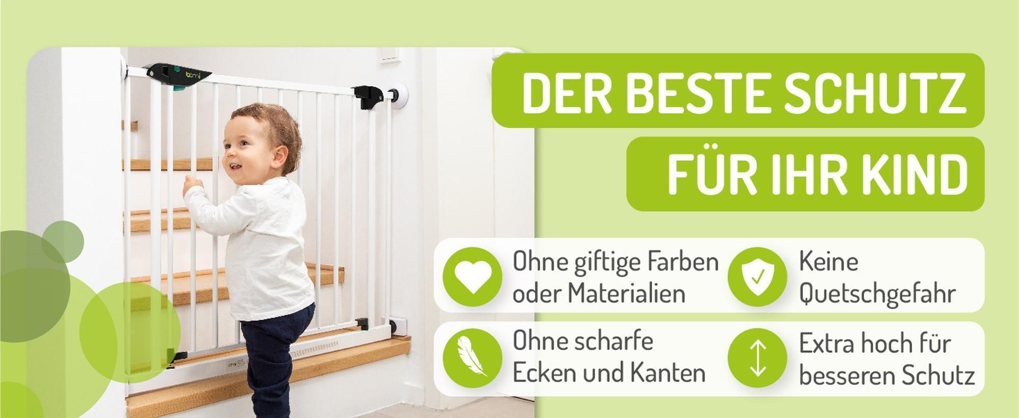 Idealer Kinderschutz ohne scharfe Kanten und giftige Materialien