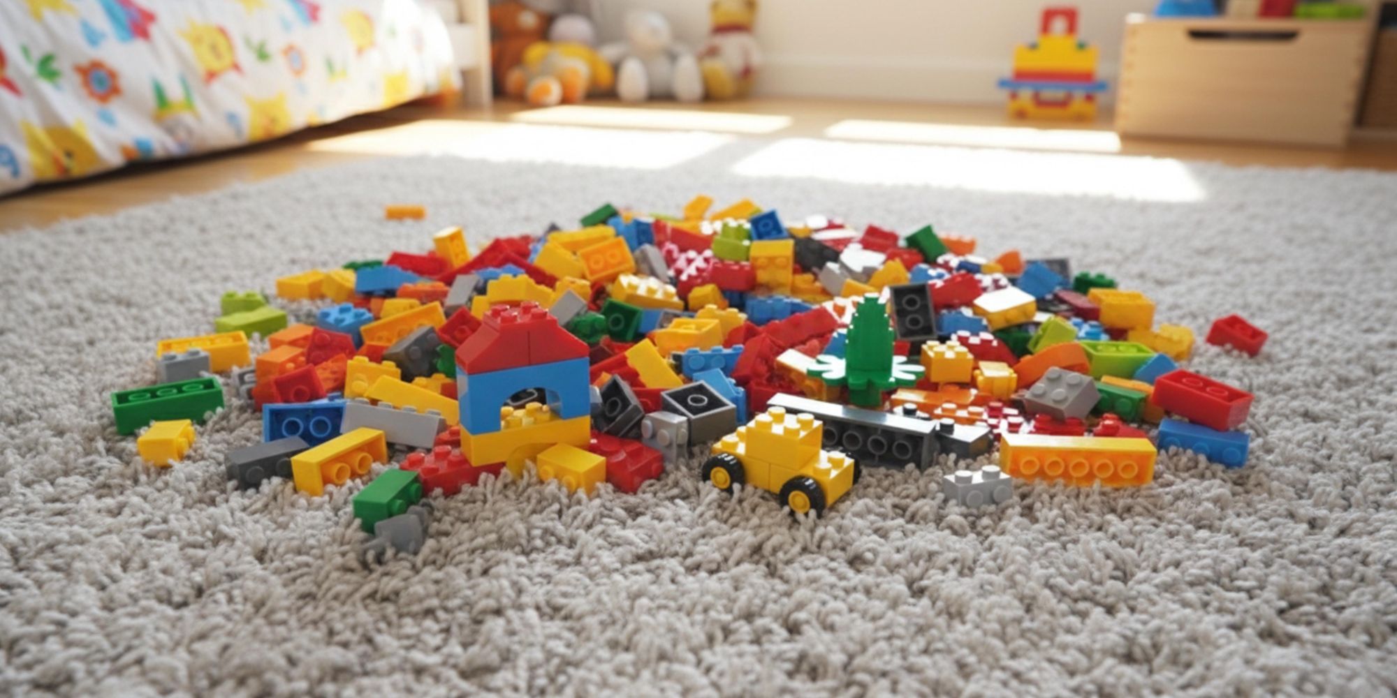 Klassische Bausteine Set 500 Teile, Kreatives Konstruktionsspielzeug für Kinder ab 3 Jahren, Bunte Bauklötze Kompatibel mit Marken, EVI TOYS Box