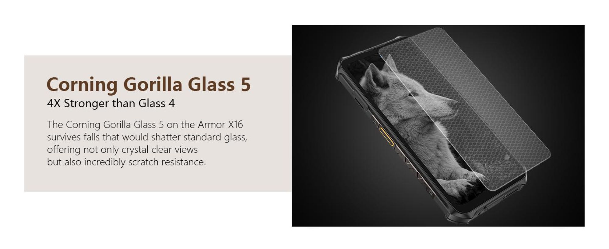 Ulefone Armor X16 Outdoor Handy Ohne Vertrag - 12GB + 128GB - 10360mAh 6.56" 48MP+20MP mit Flashlight, IP68 Outdoor Smartphone Android 15 NFC- Schwarz