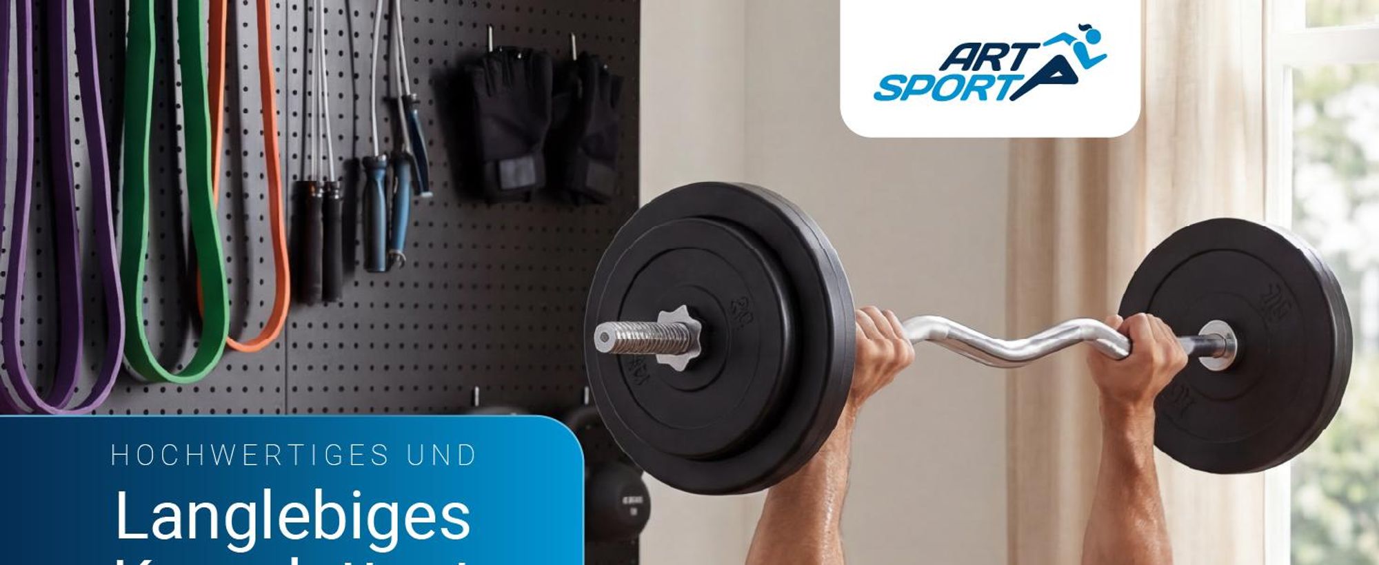 Artsport 3in1 Hantelset mit 2 Kurzhanteln, 1 Langhantel & 1 SZ Curlhantel – 12 Gewichte mit 60kg und Sternverschlüssen – Hantel Set Krafttraining