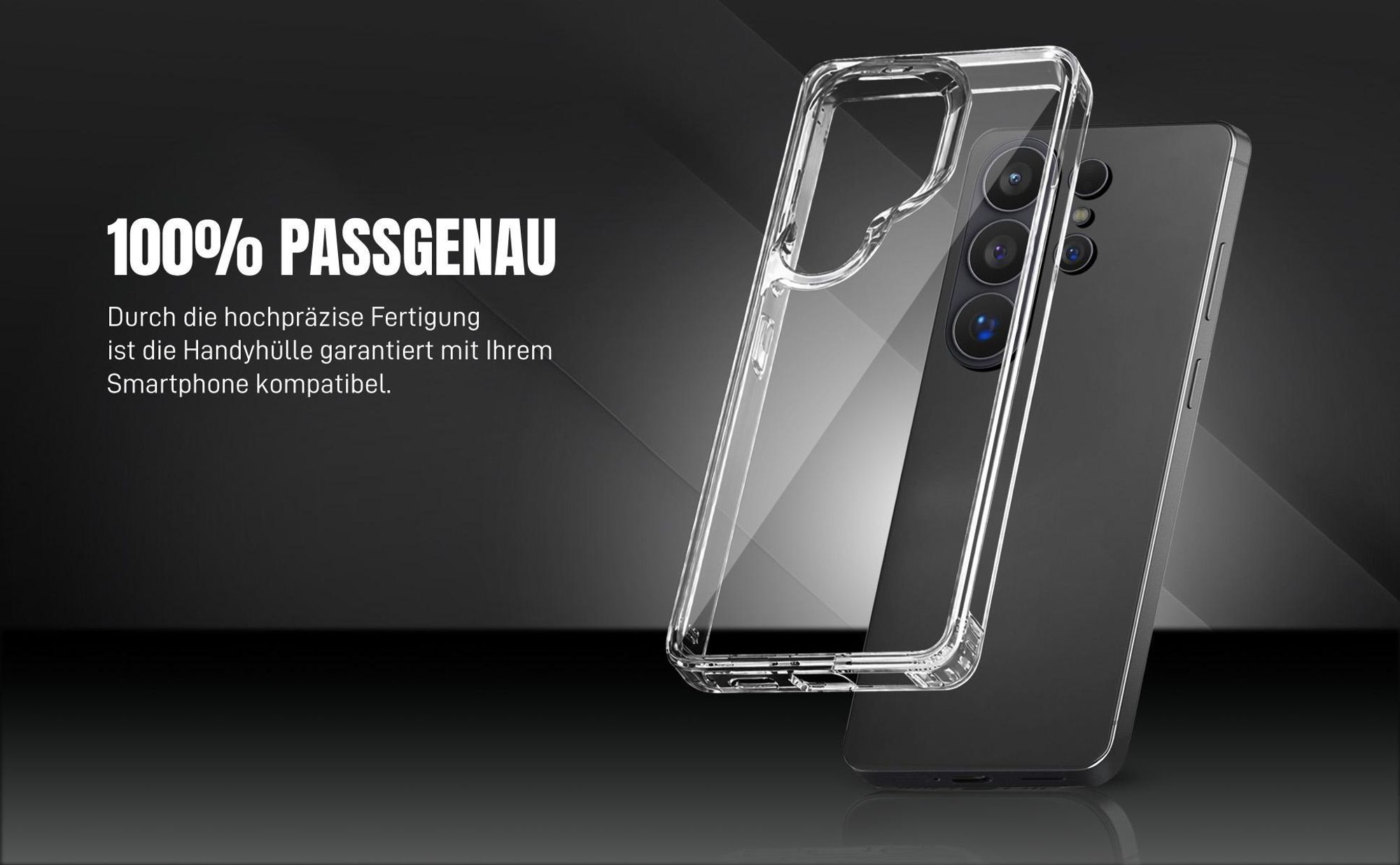 Präzise gefertigter Bumper für Samsung Galaxy S26 Ultra
