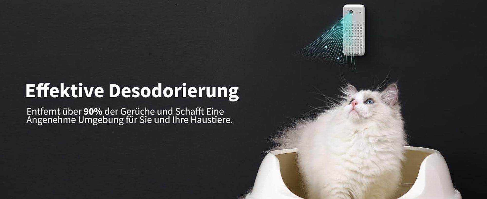 PETKIT Pura X Pura Max 2 Selbstreinigende Katzentoilette Geruchsentferner-Nachfüllflüssigkeit (4 Flaschen)