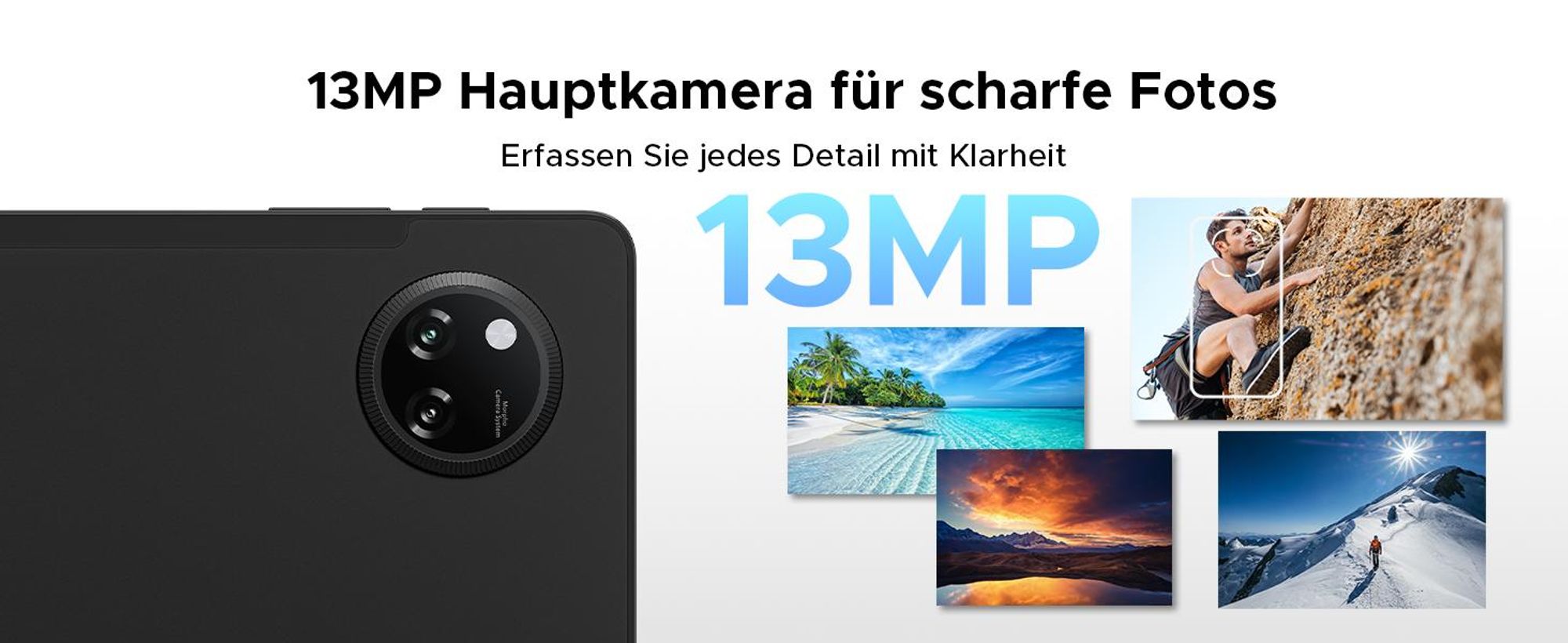 DOOGEE Tab A9 Pro+ - Tablet, Android 16, 11 Zoll, 30(6+24)GB+128GB(bis 2TB erweiterbar), 90Hz, 8580mAh,Widevine L1