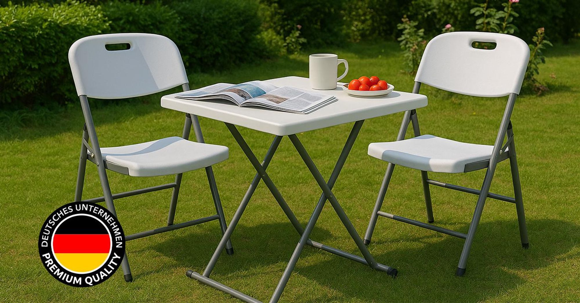 Klapptisch Nara Vielseitig, Stabil und Platzsparend für Jeden Anlass 75,5 x 49 cm