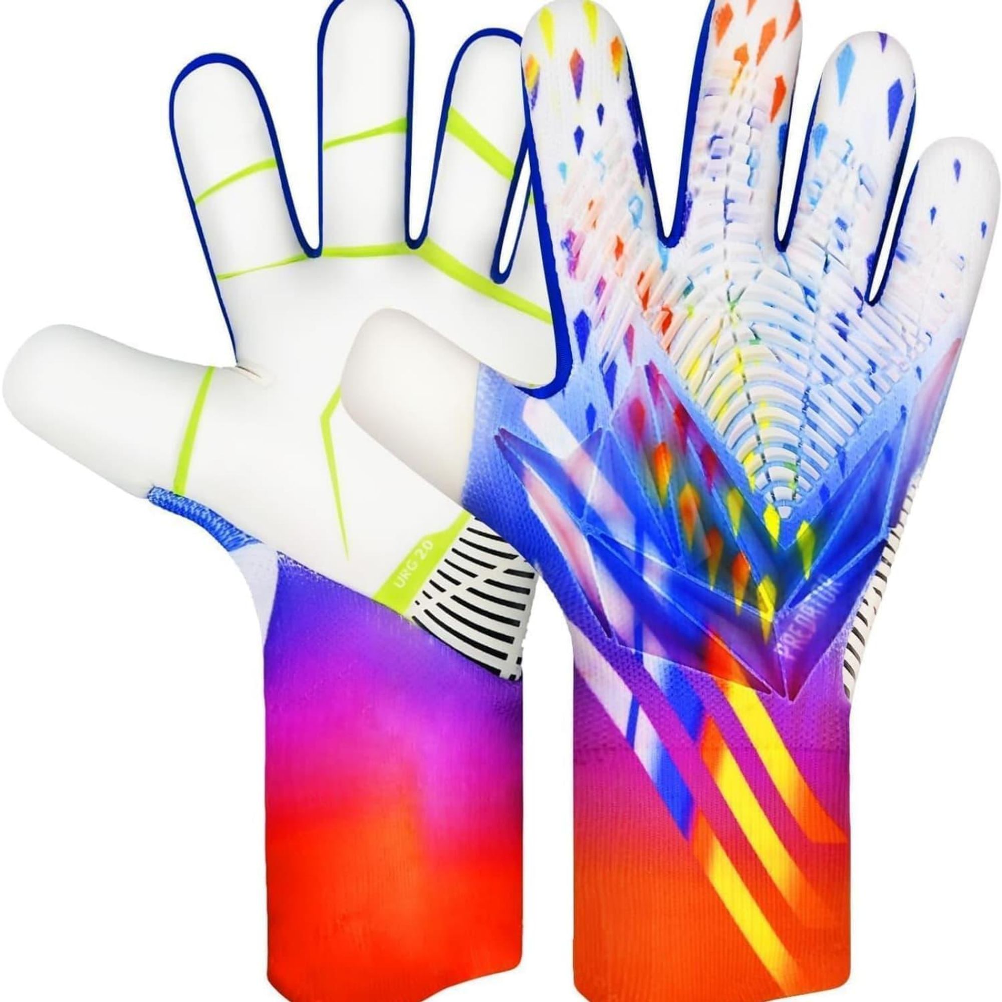 Jugend-Fußball-Handschuhe,Torwarthandschuhe(Größe 6)Gute Griffigkeit,Starker Empfänger für Jugendliche,Kinder