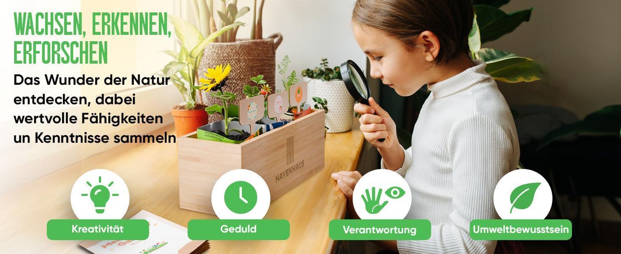 MEIN ERSTER GARTEN - Saatgut Anzuchtset Kids Edition 5-10