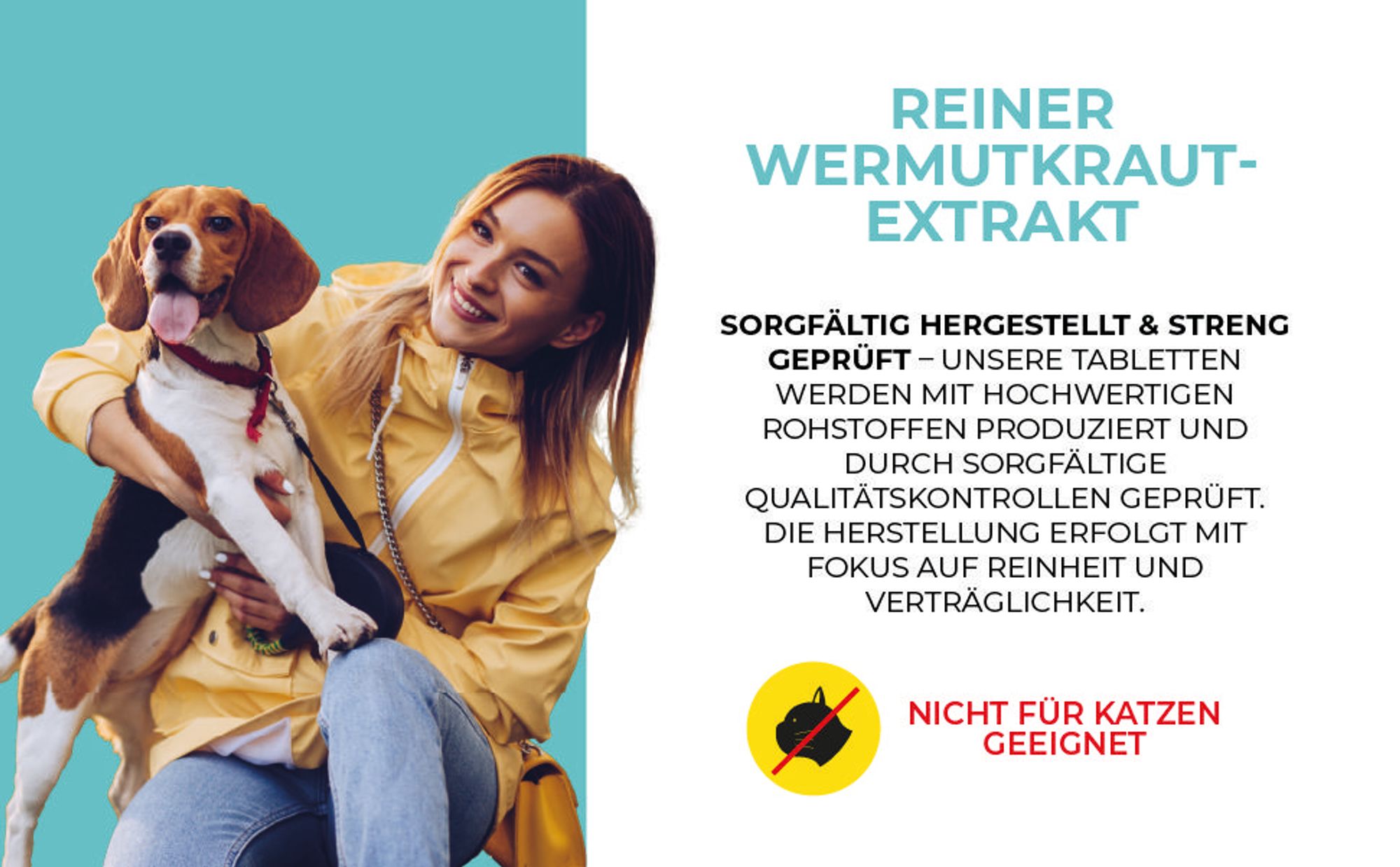 Adema Natural® Wormilen Forte – Wurmmittel für Hunde – nur für Hunde- natürliche Entwurmung – Wurmkur Hund – Entwurmungsmittel - Wermut