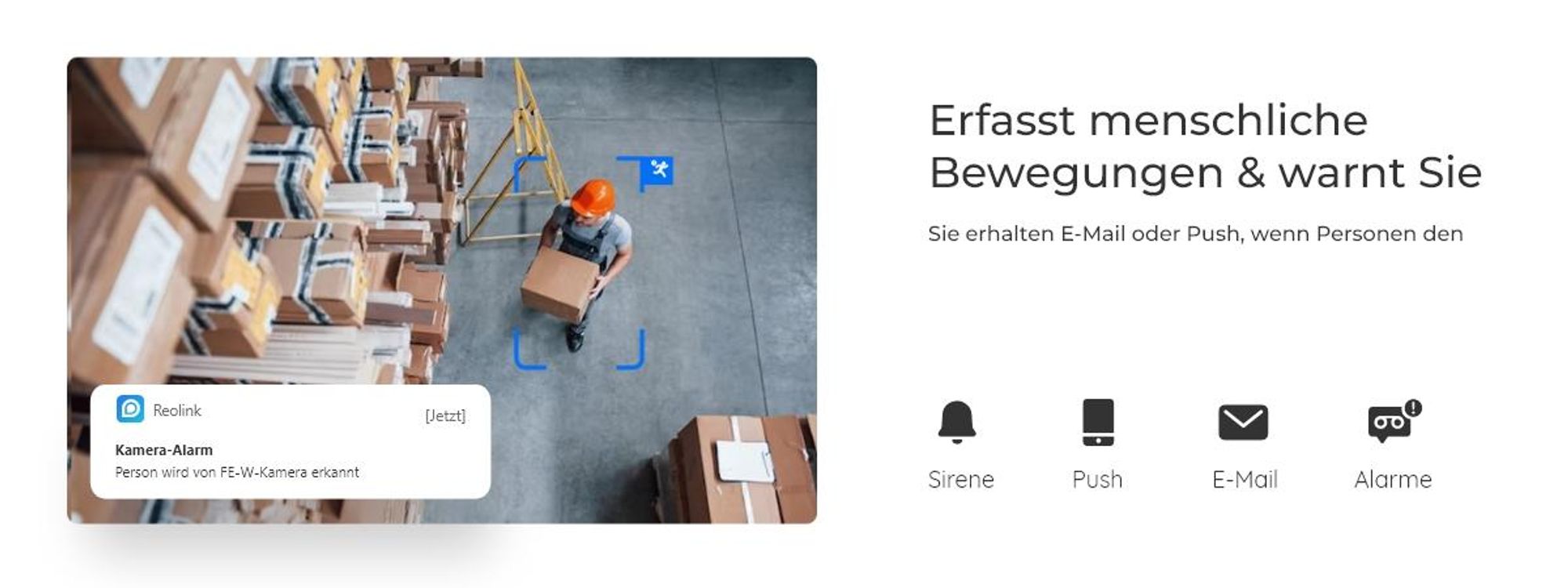 Reolink FE-W, 2K+ 6MP Fisheye-Kamera, 5/2,4GHz WLAN, 360° Panorama, Smarte Personenerkennung, Nachtsicht, Mehrere Anzeigemodi, 2-Wege-Audio, Sirene
